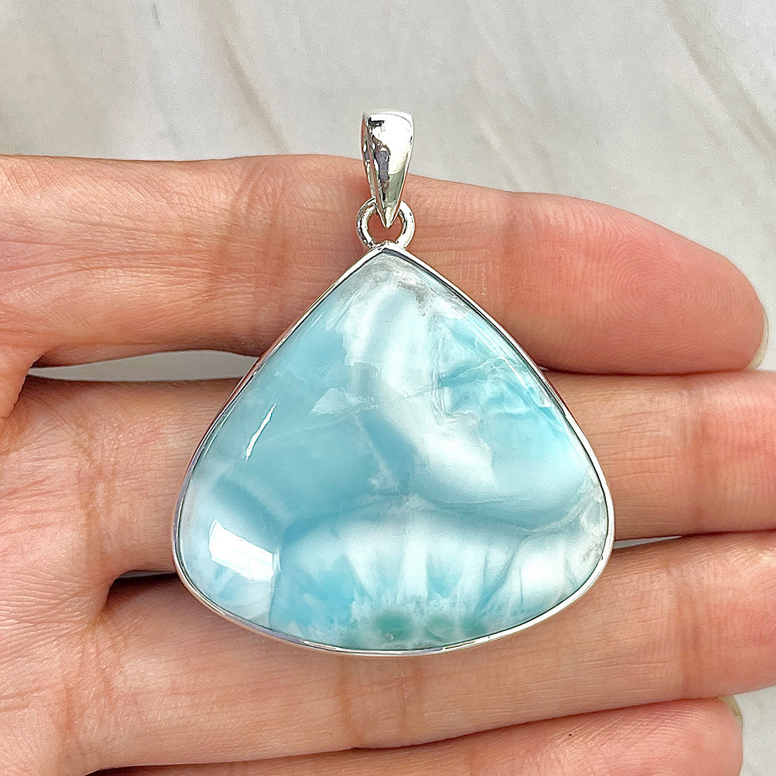 Larimar Pendant-(LAR-P-157.)