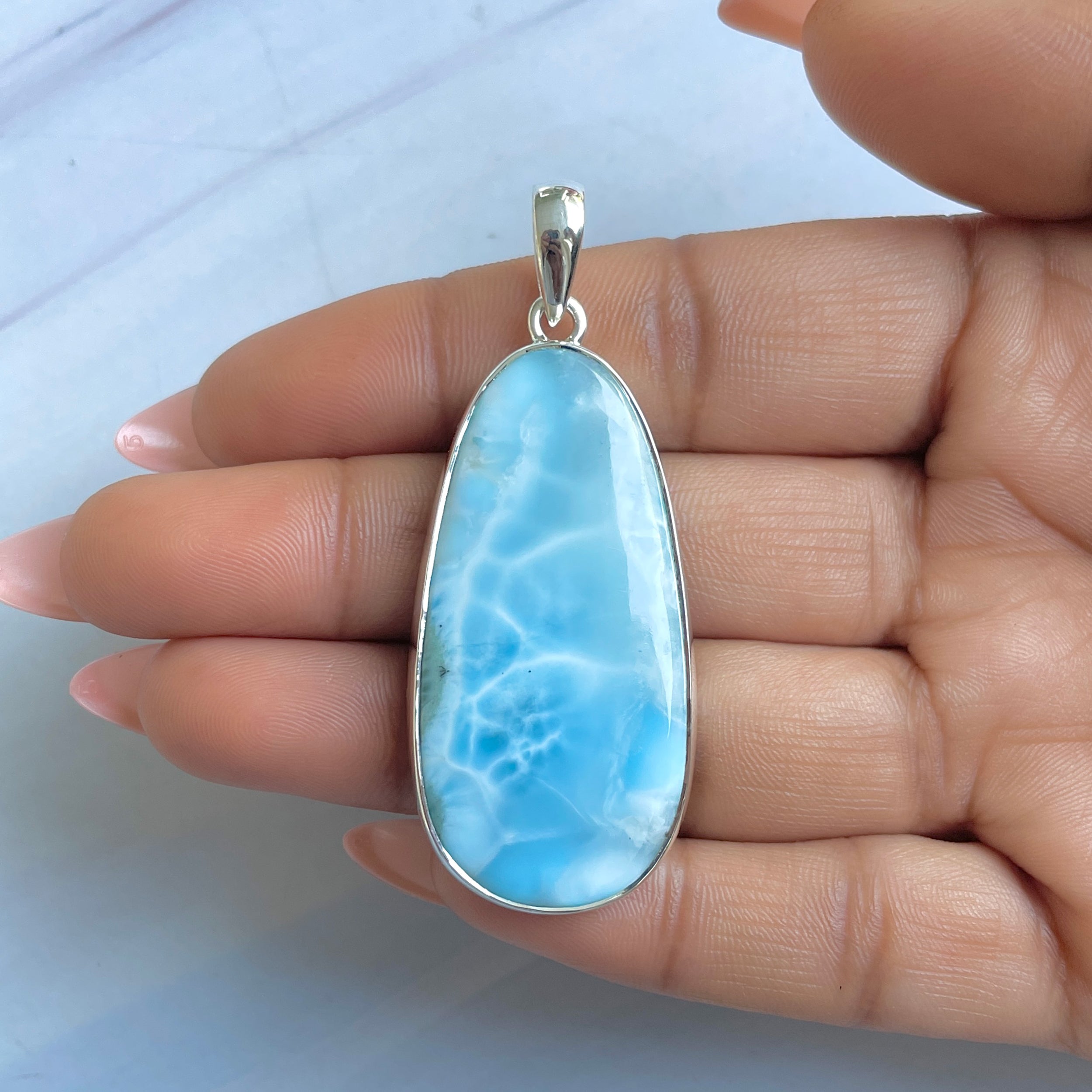 Larimar Pendant-(LAR-P-1600.)
