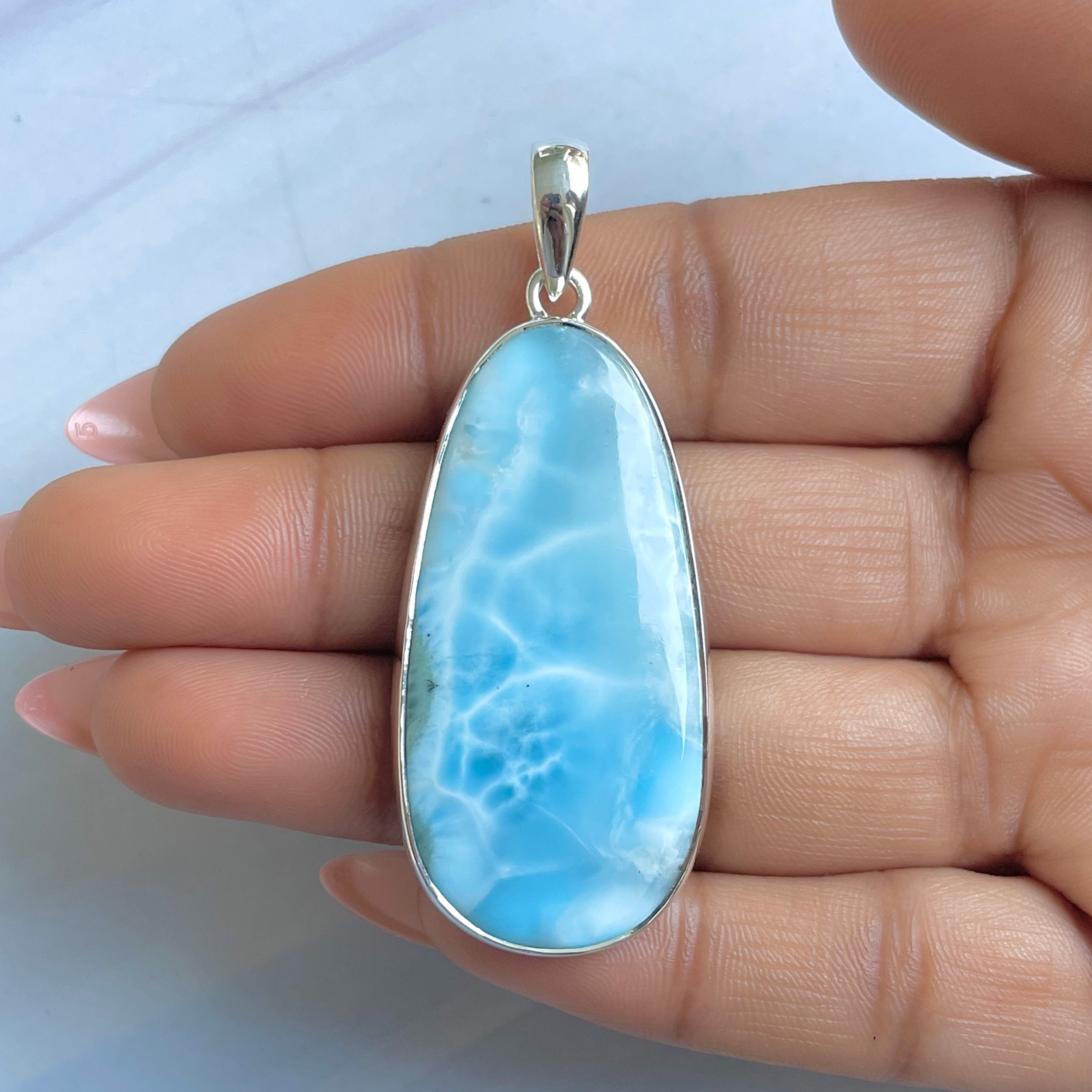 Larimar Pendant-(LAR-P-1600.)