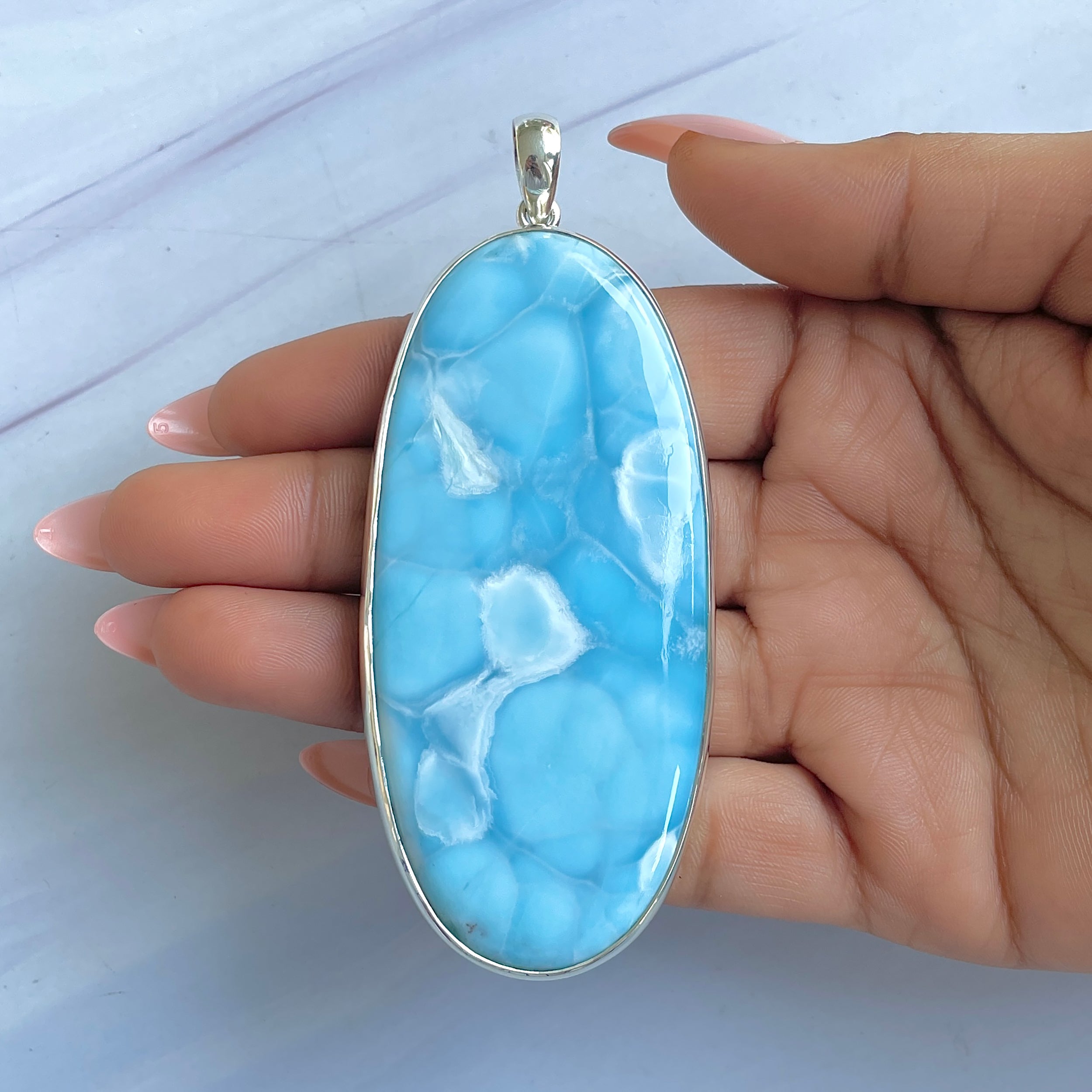 Larimar Pendant-(LAR-P-1601.)