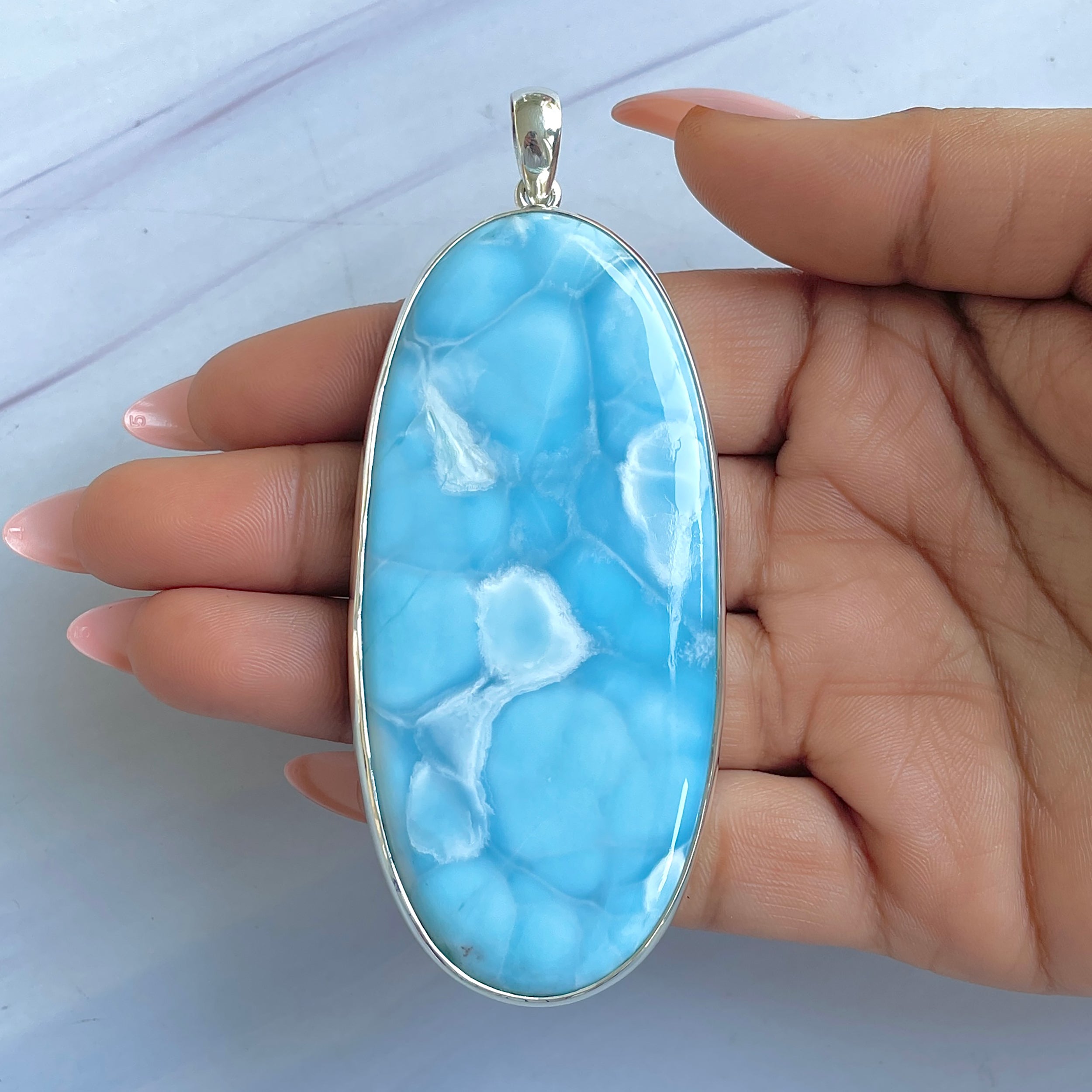 Larimar Pendant-(LAR-P-1601.)