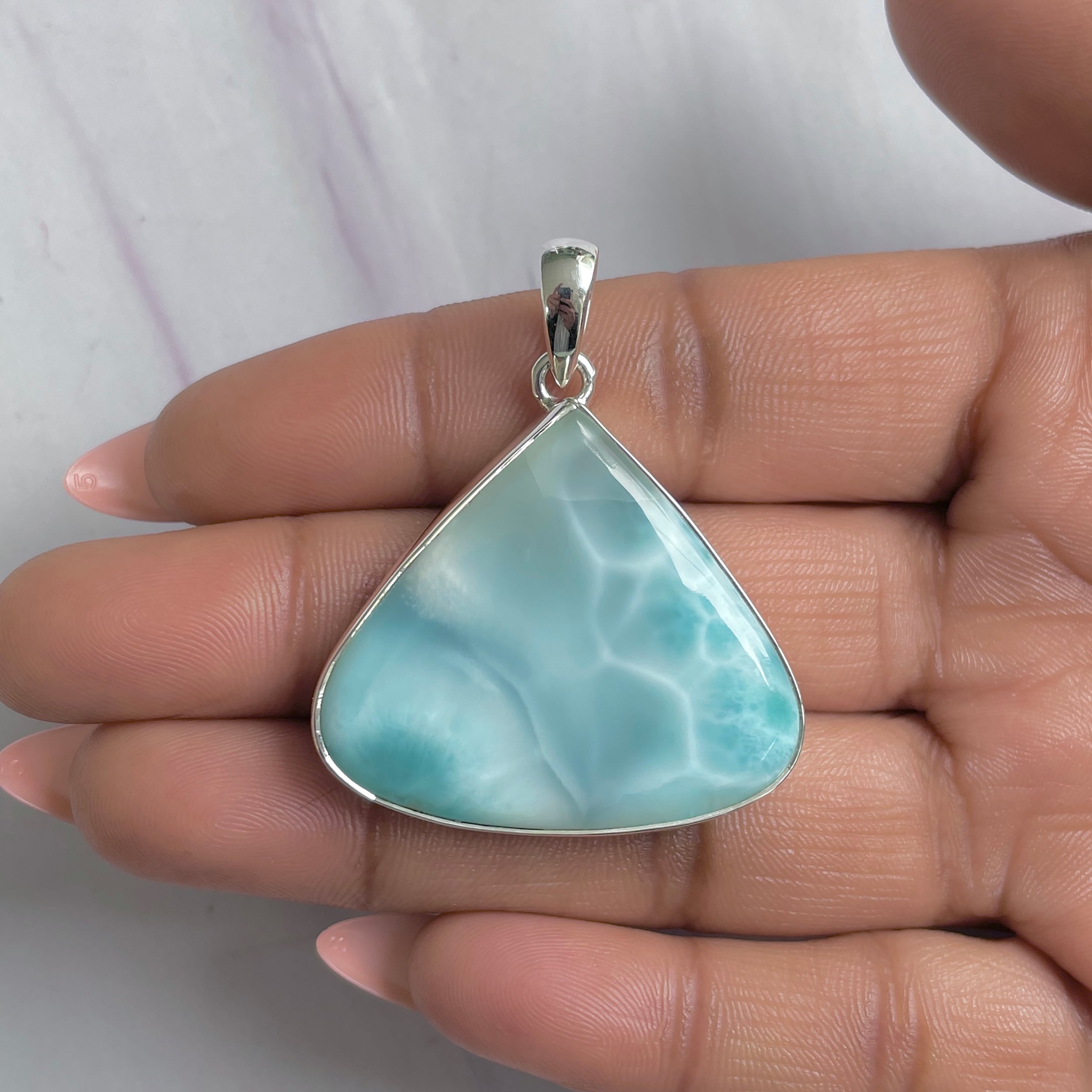 Larimar Pendant-(LAR-P-1680.)