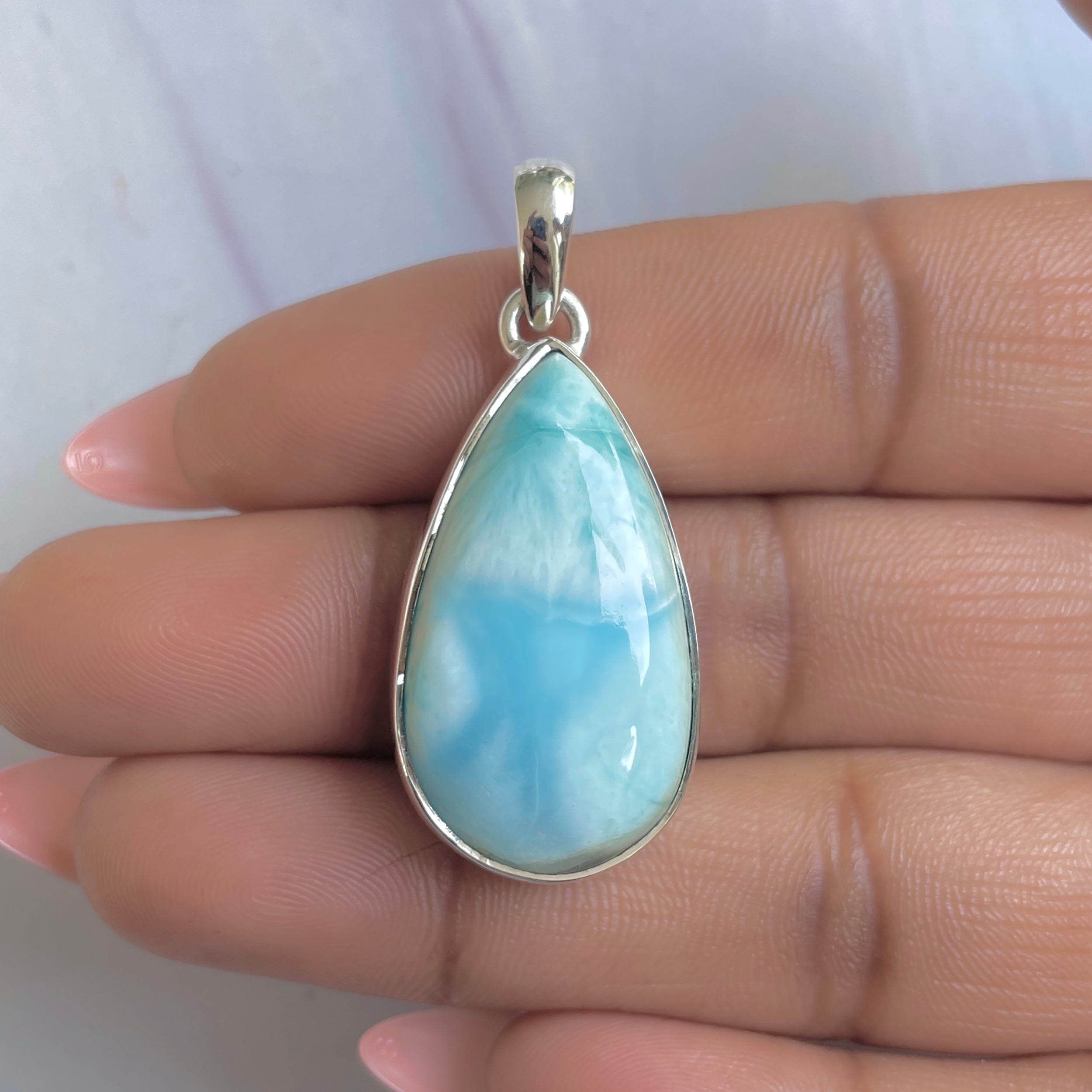 Larimar Pendant-(LAR-P-1688.)