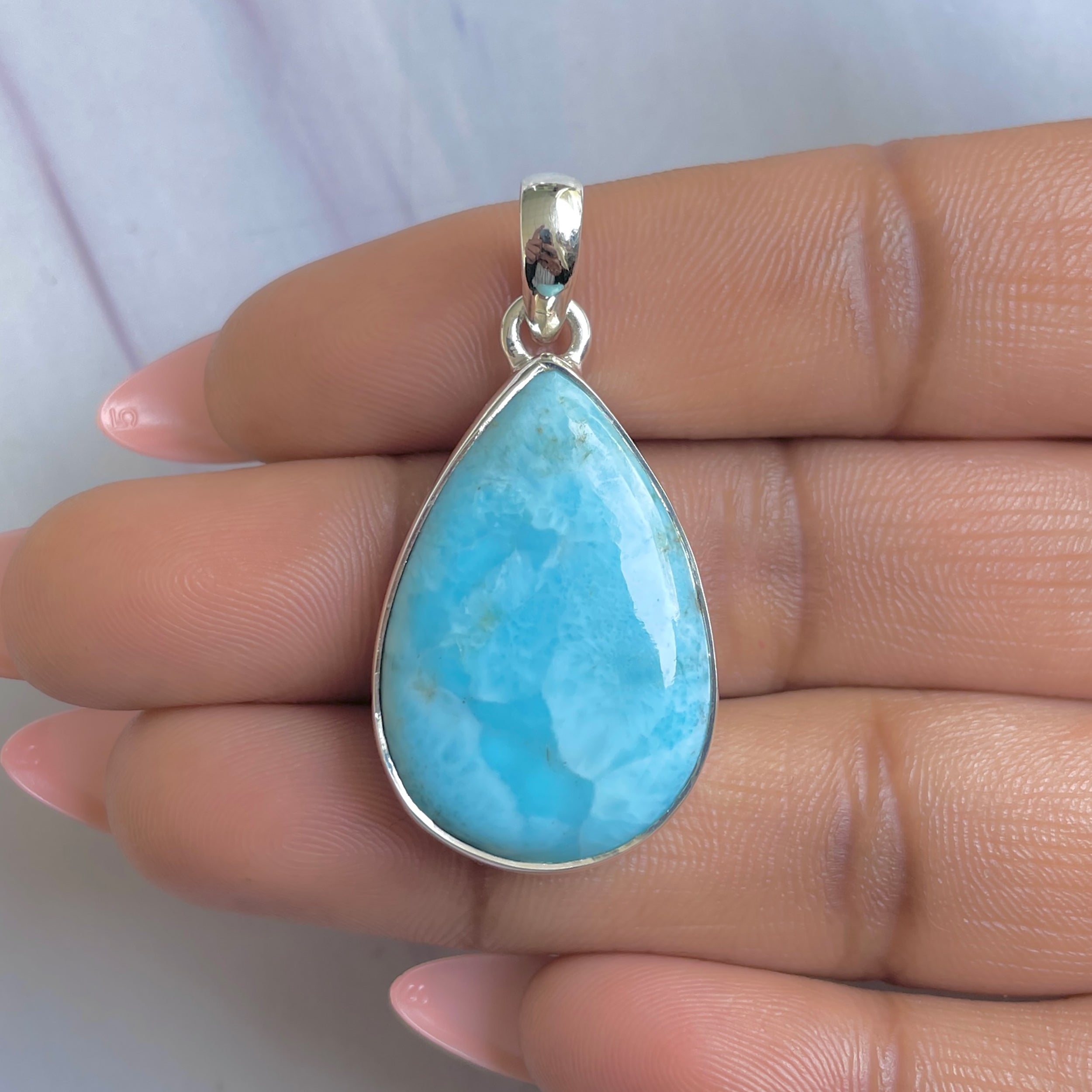 Larimar Pendant-(LAR-P-1692.)