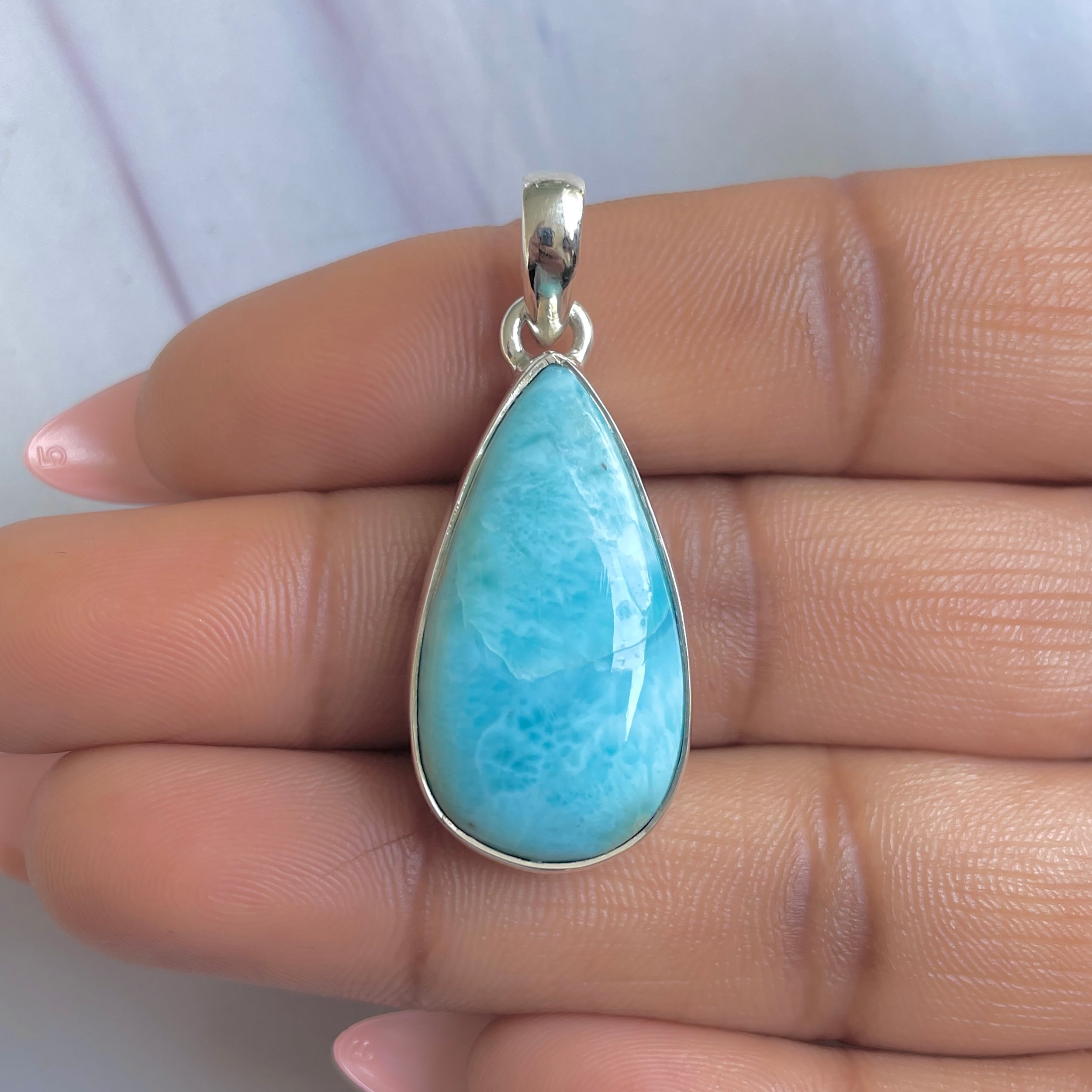 Larimar Pendant-(LAR-P-1699.)