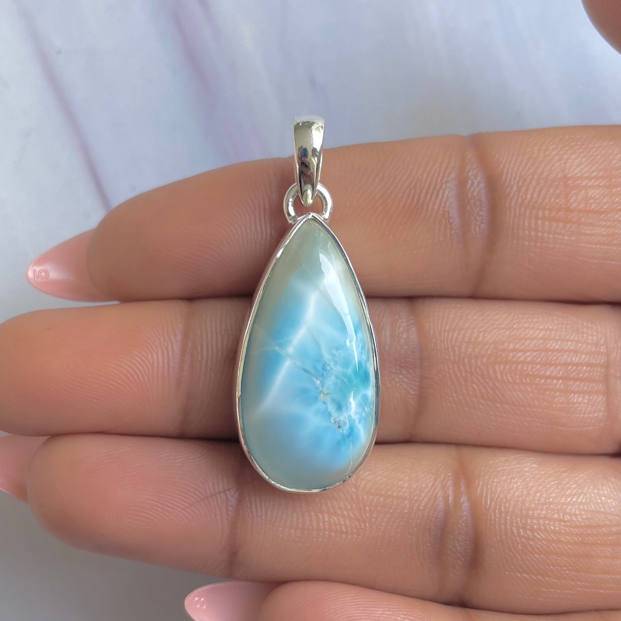 Larimar Pendant-(LAR-P-1700.)