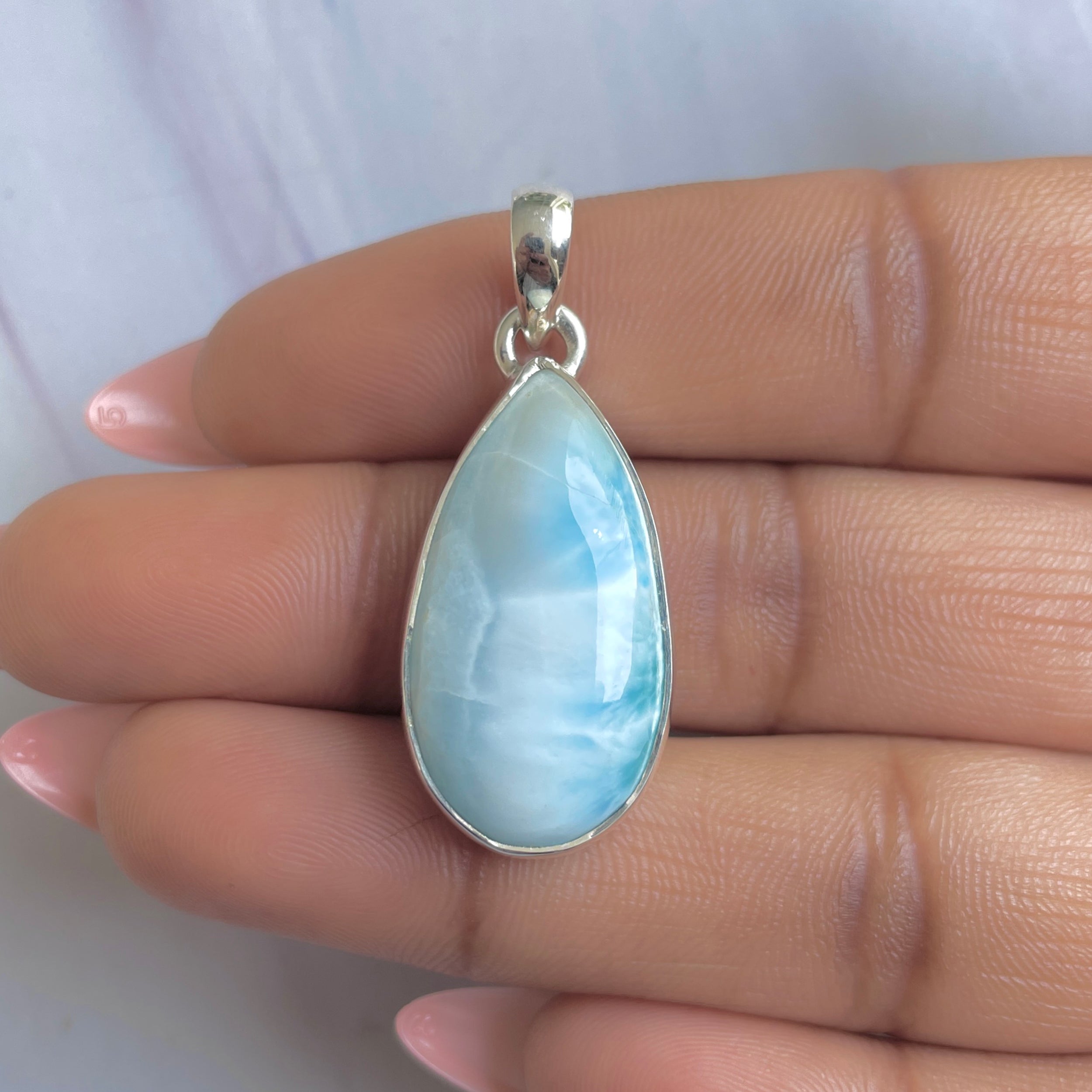 Larimar Pendant-(LAR-P-1703.)