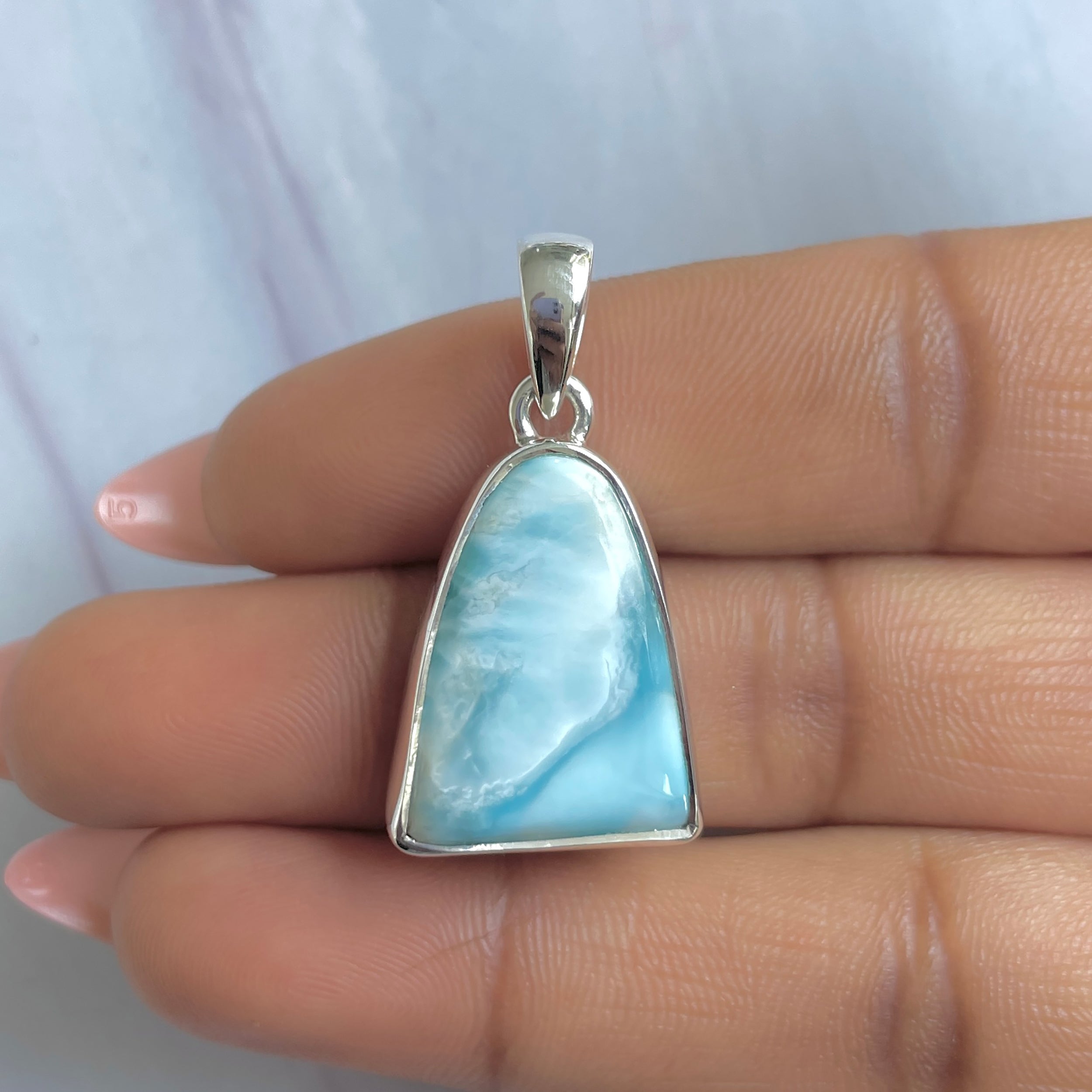 Larimar Pendant-(LAR-P-1705.)