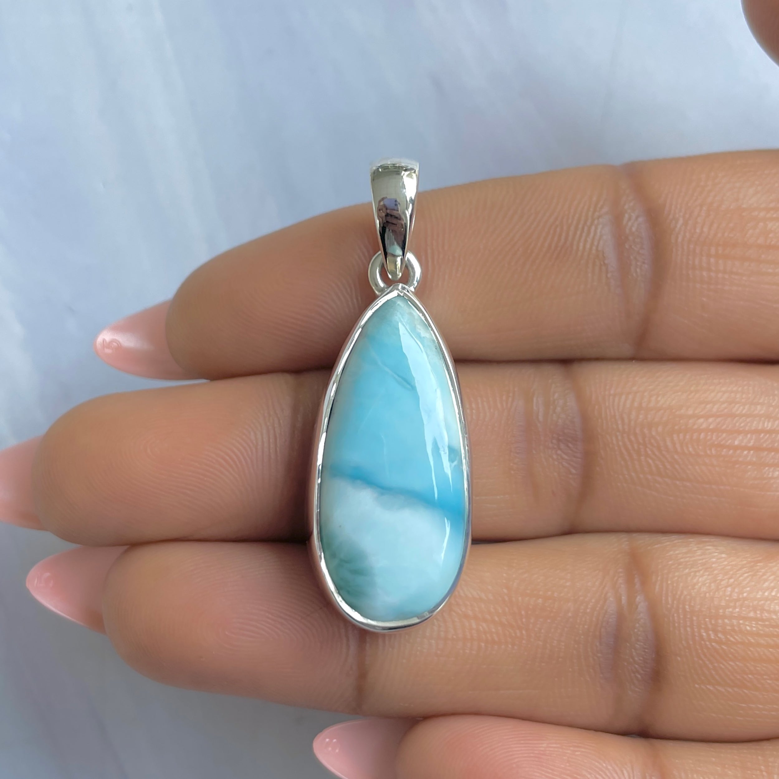 Larimar Pendant-(LAR-P-1716.)