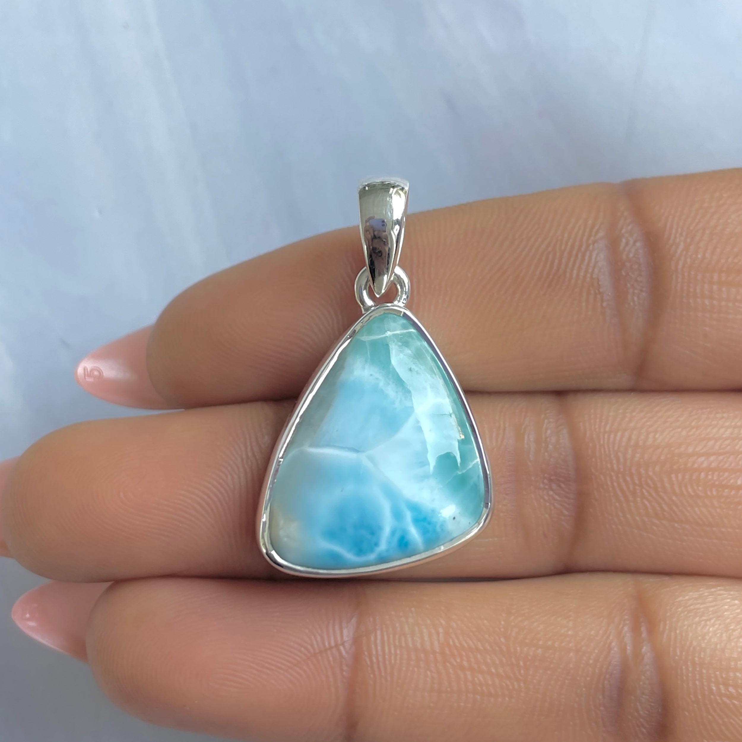 Larimar Pendant-(LAR-P-1717.)