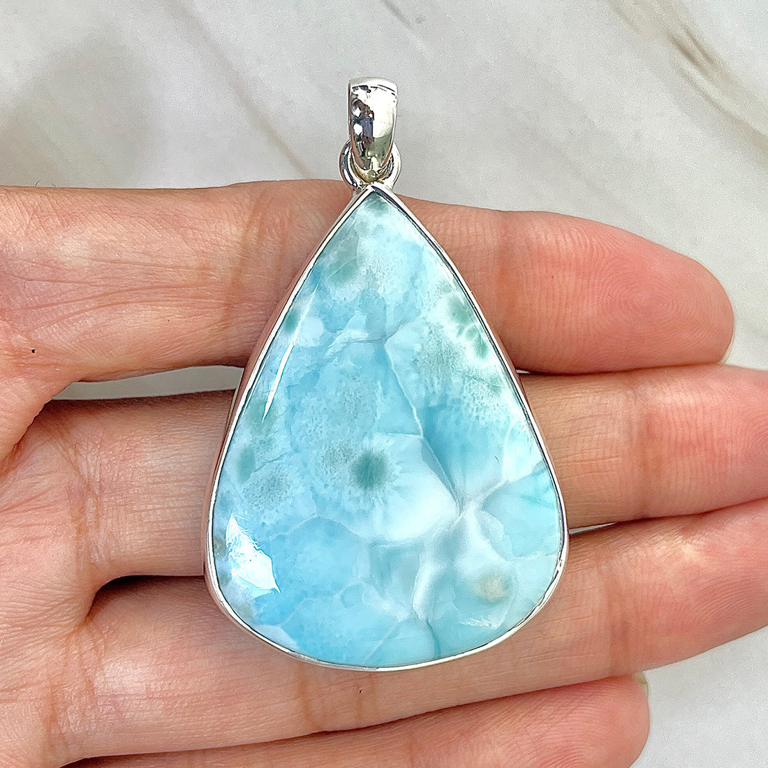Larimar Pendant-(LAR-P-172.)
