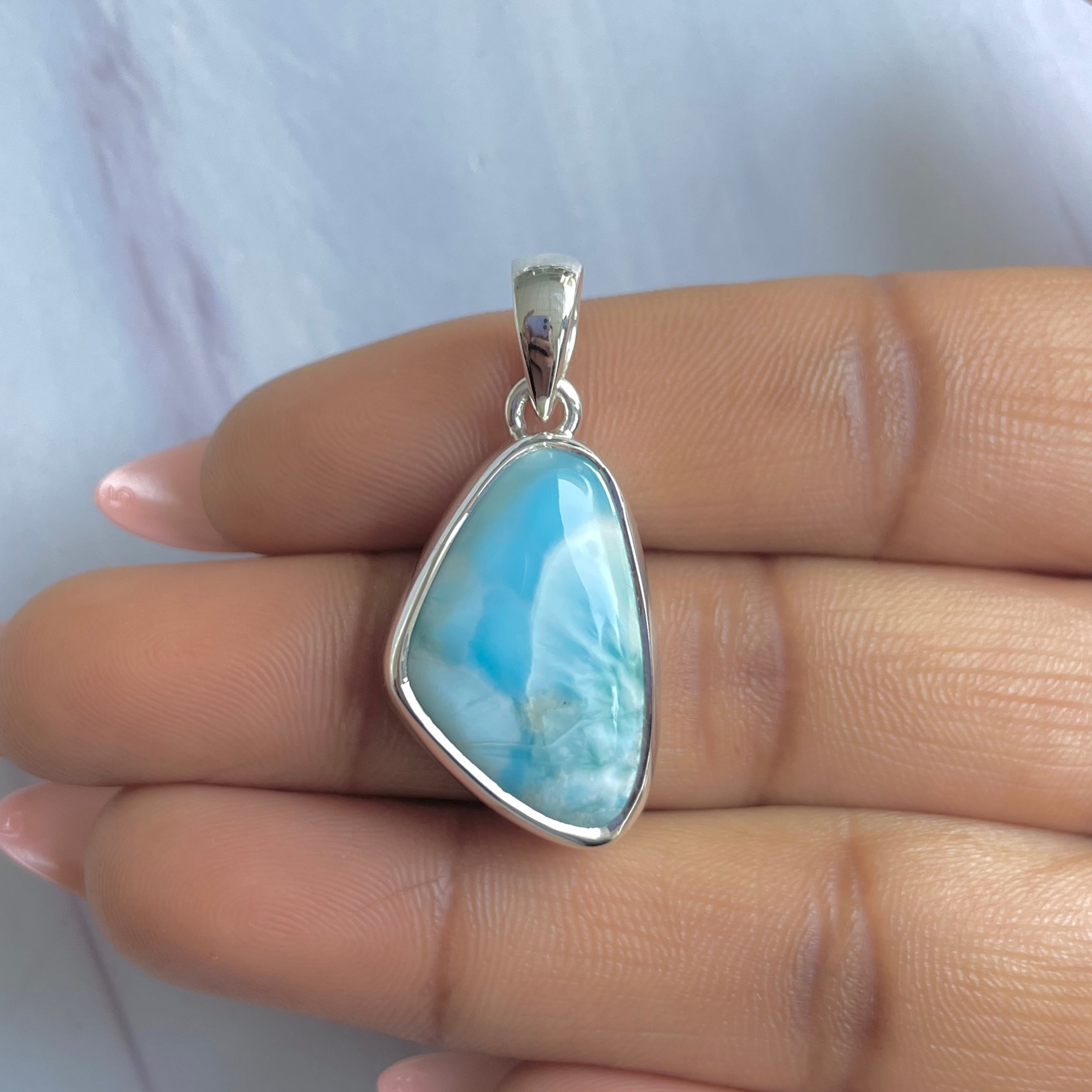 Larimar Pendant-(LAR-P-1720.)
