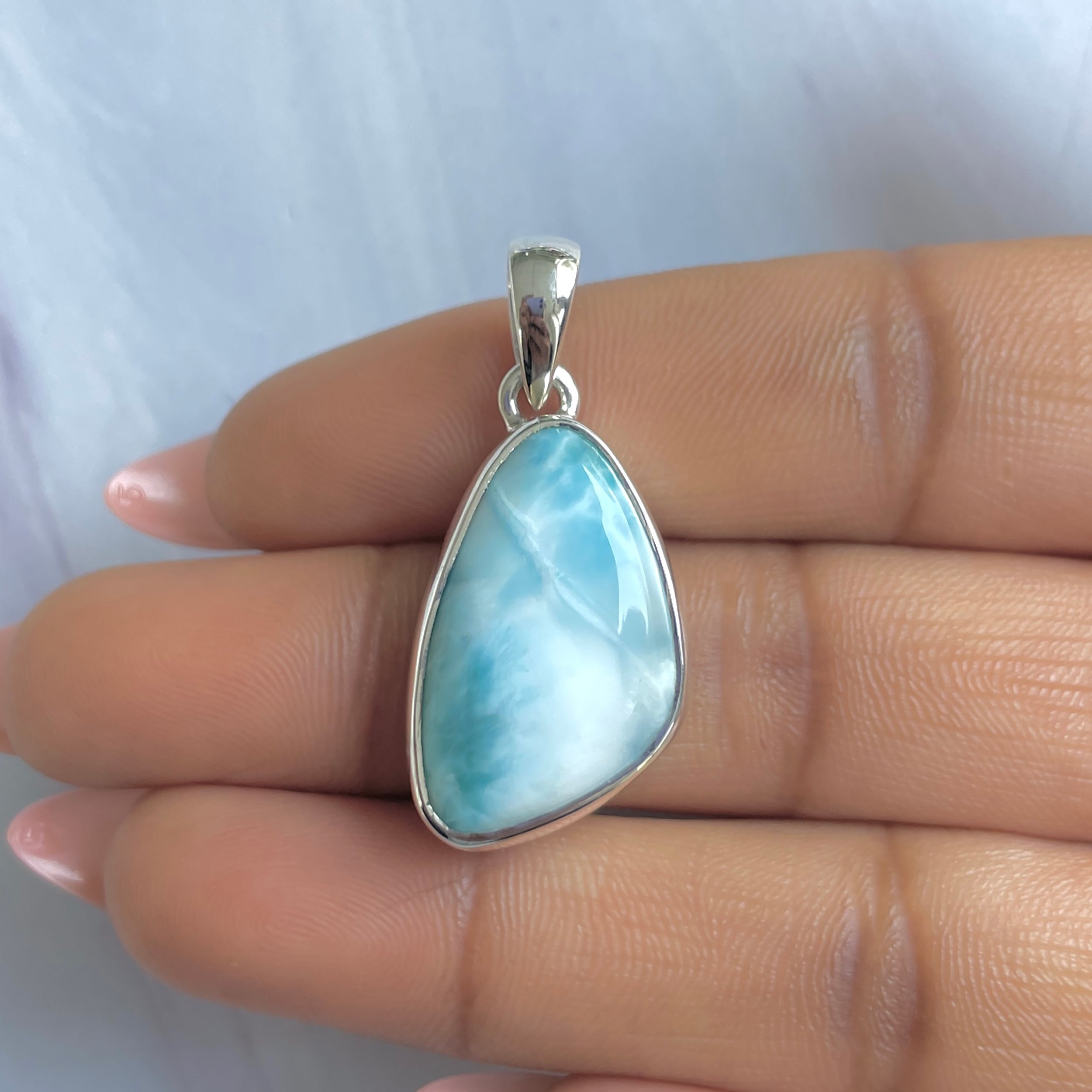 Larimar Pendant-(LAR-P-1721.)