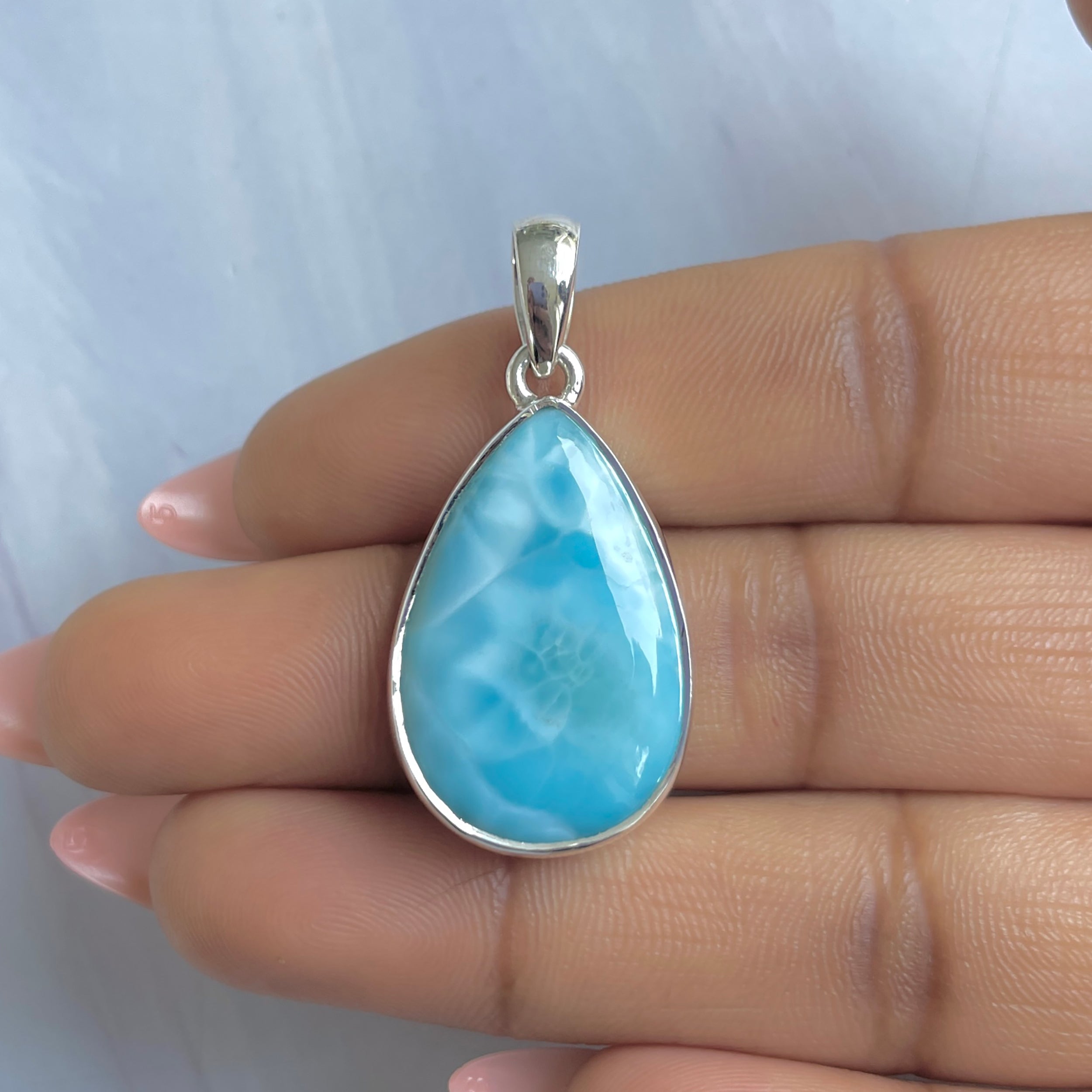 Larimar Pendant-(LAR-P-1722.)