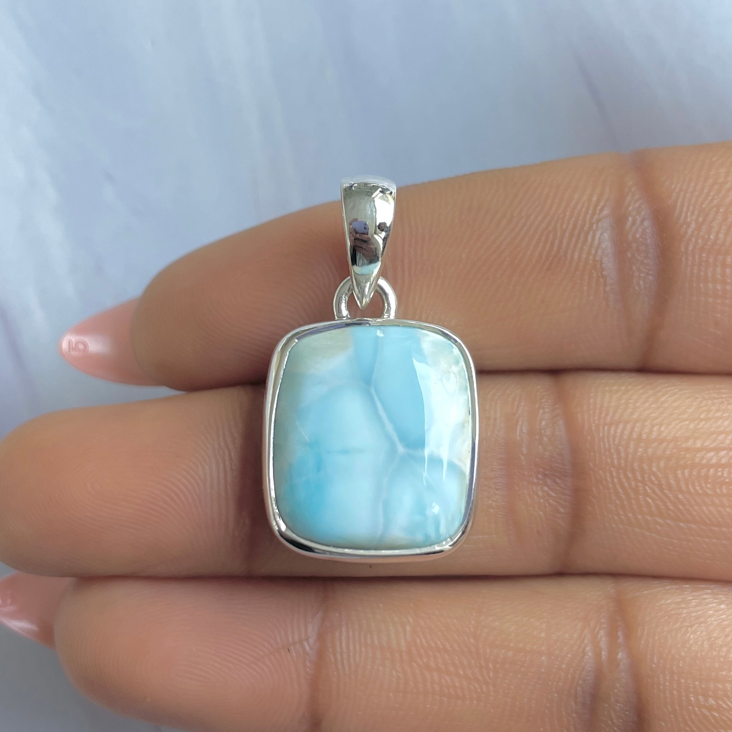 Larimar Pendant-(LAR-P-1725.)