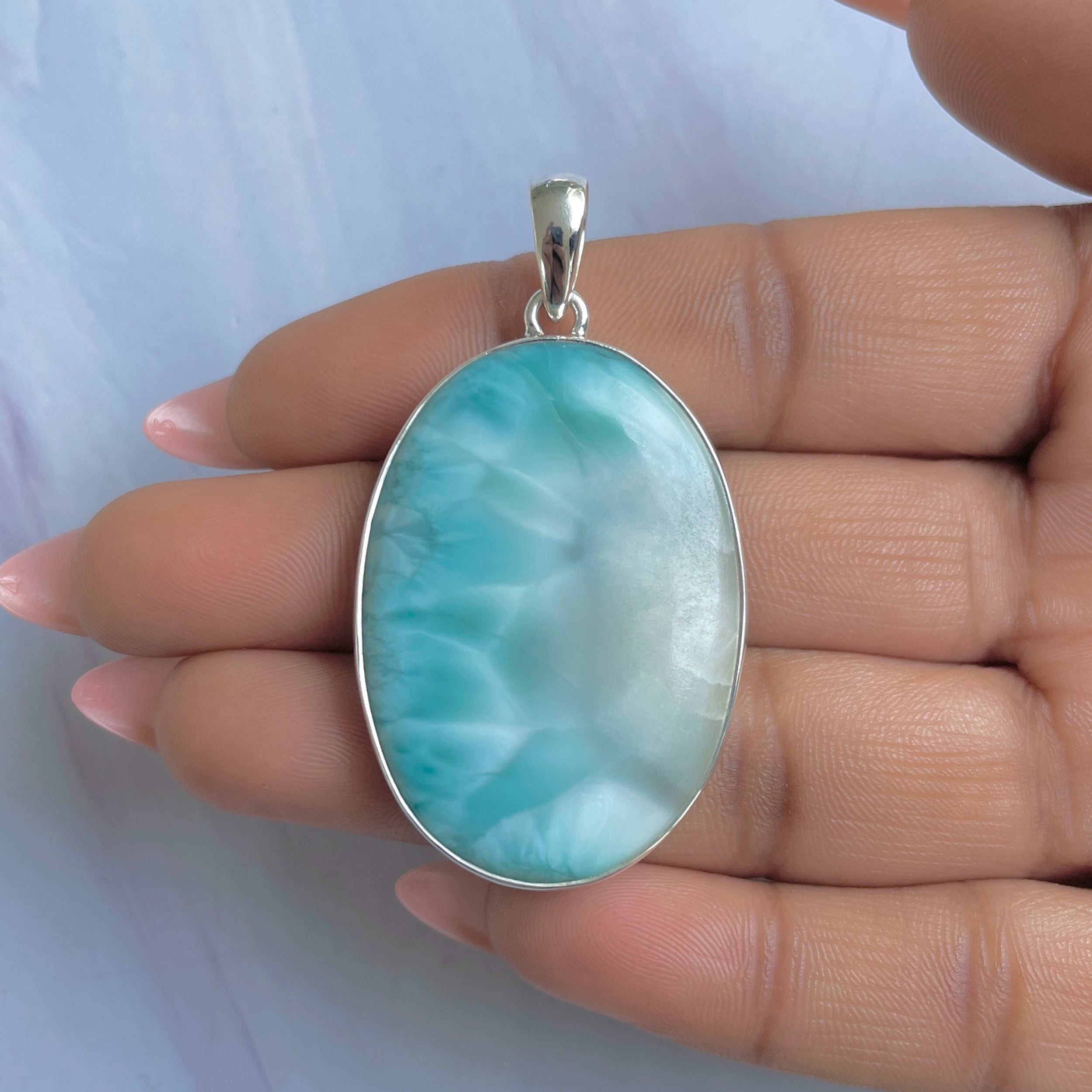Larimar Pendant-(LAR-P-1742.)