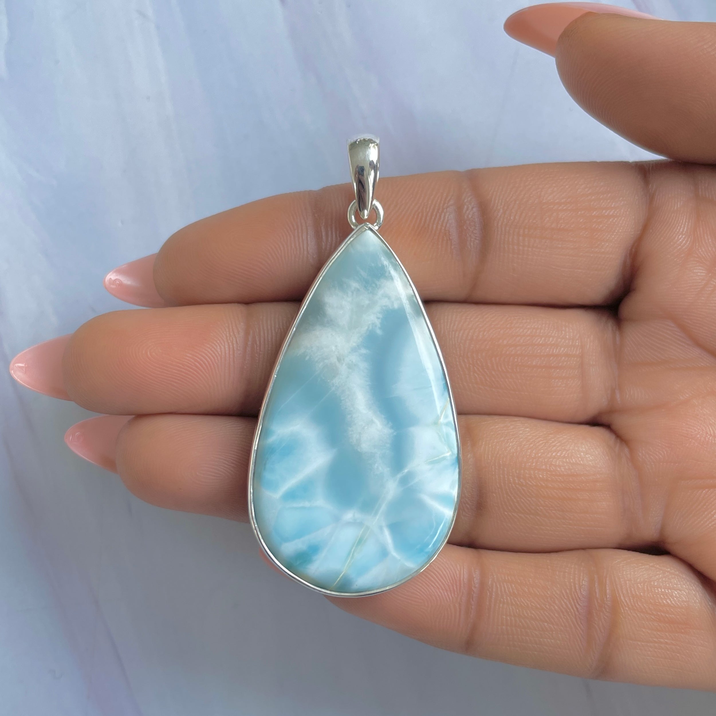 Larimar Pendant-(LAR-P-1743.)