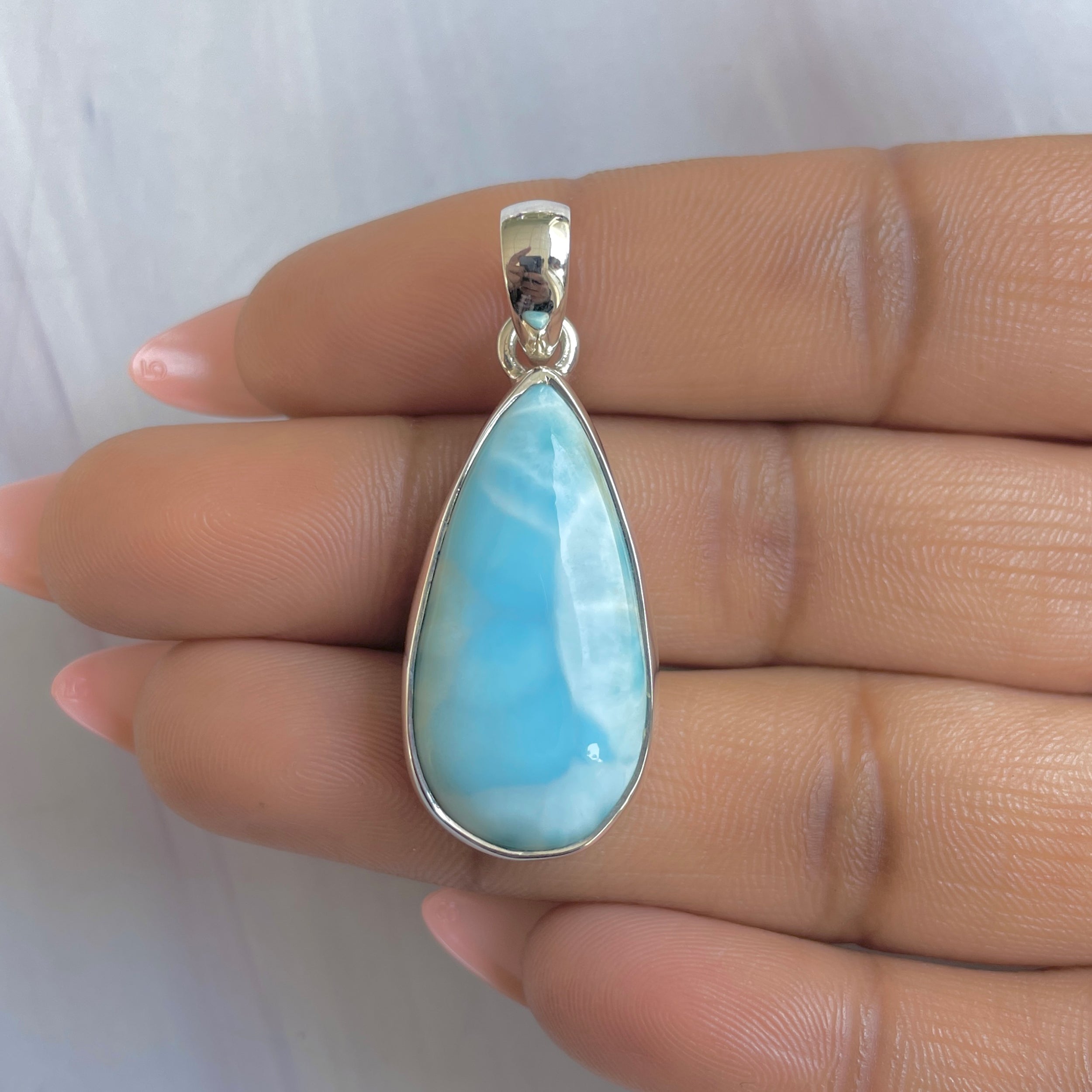 Larimar Pendant-(LAR-P-1745.)