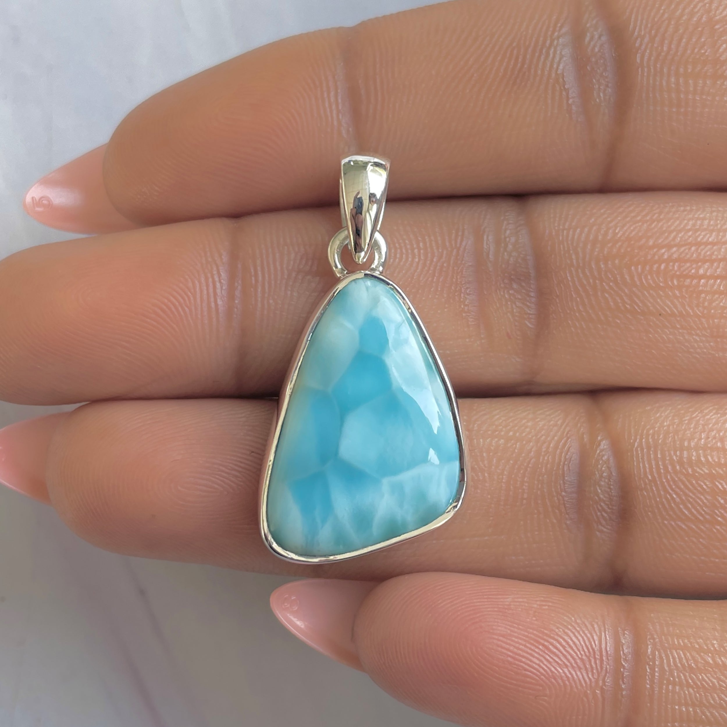 Larimar Pendant-(LAR-P-1748.)