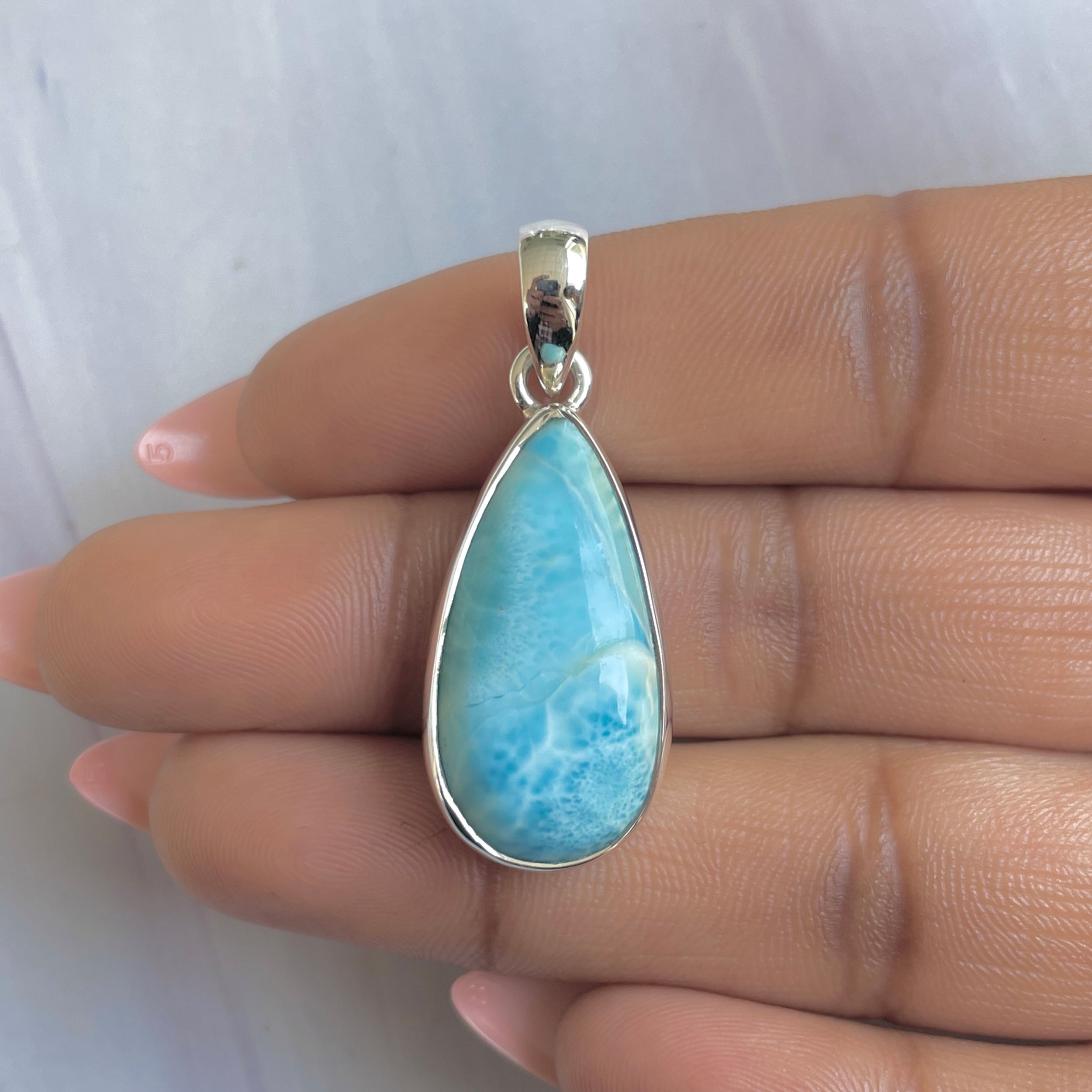 Larimar Pendant-(LAR-P-1750.)