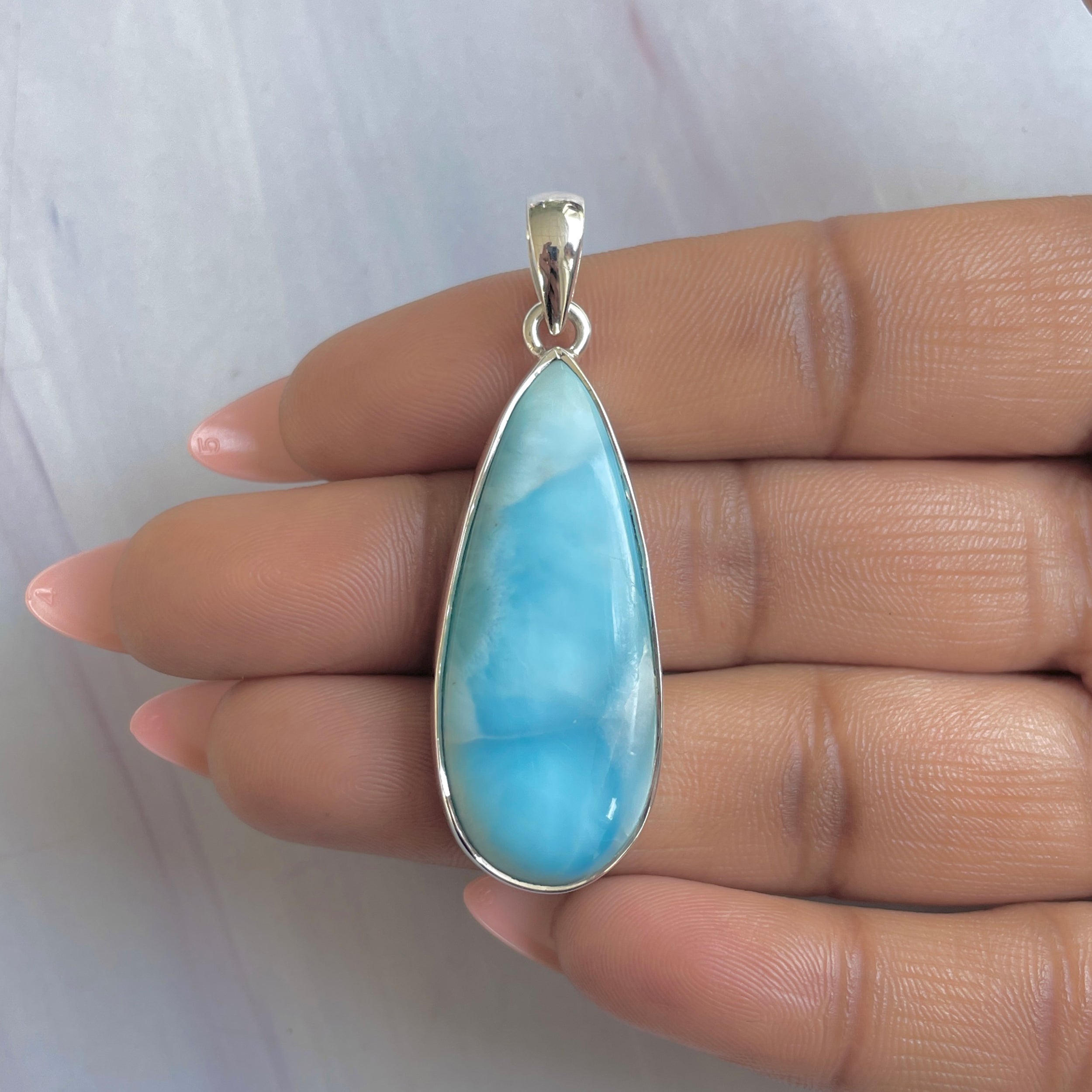 Larimar Pendant-(LAR-P-1751.)