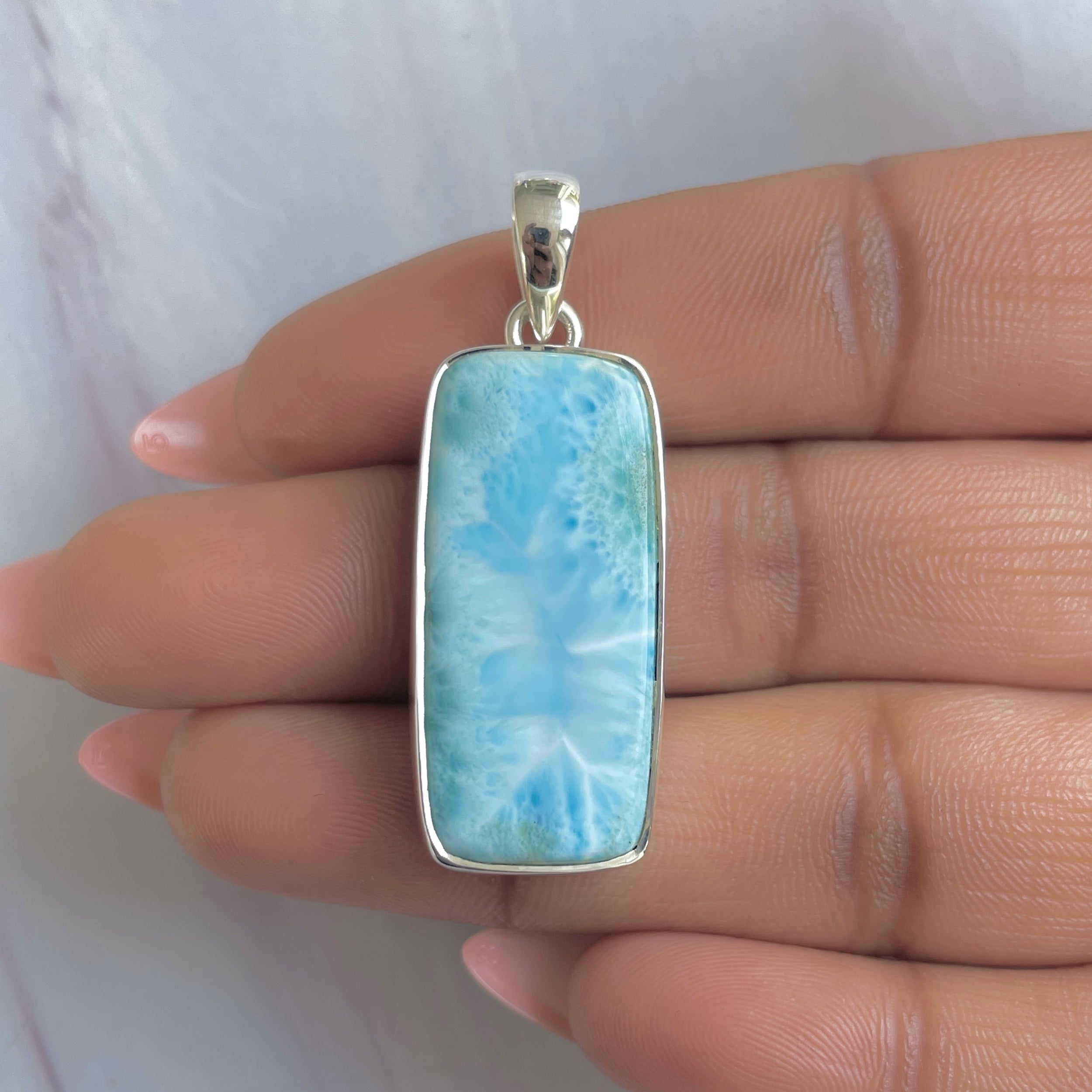 Larimar Pendant-(LAR-P-1772.)
