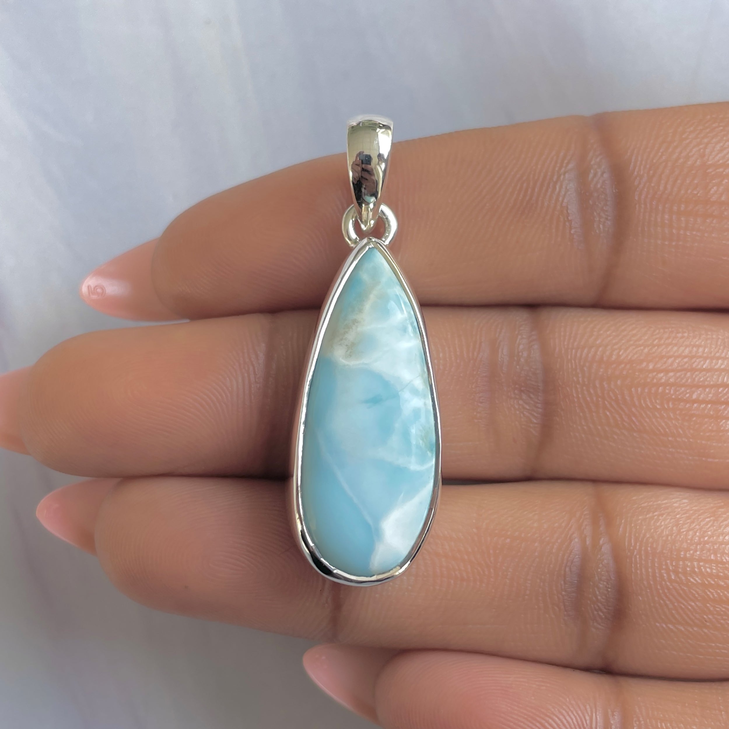 Larimar Pendant-(LAR-P-1779.)