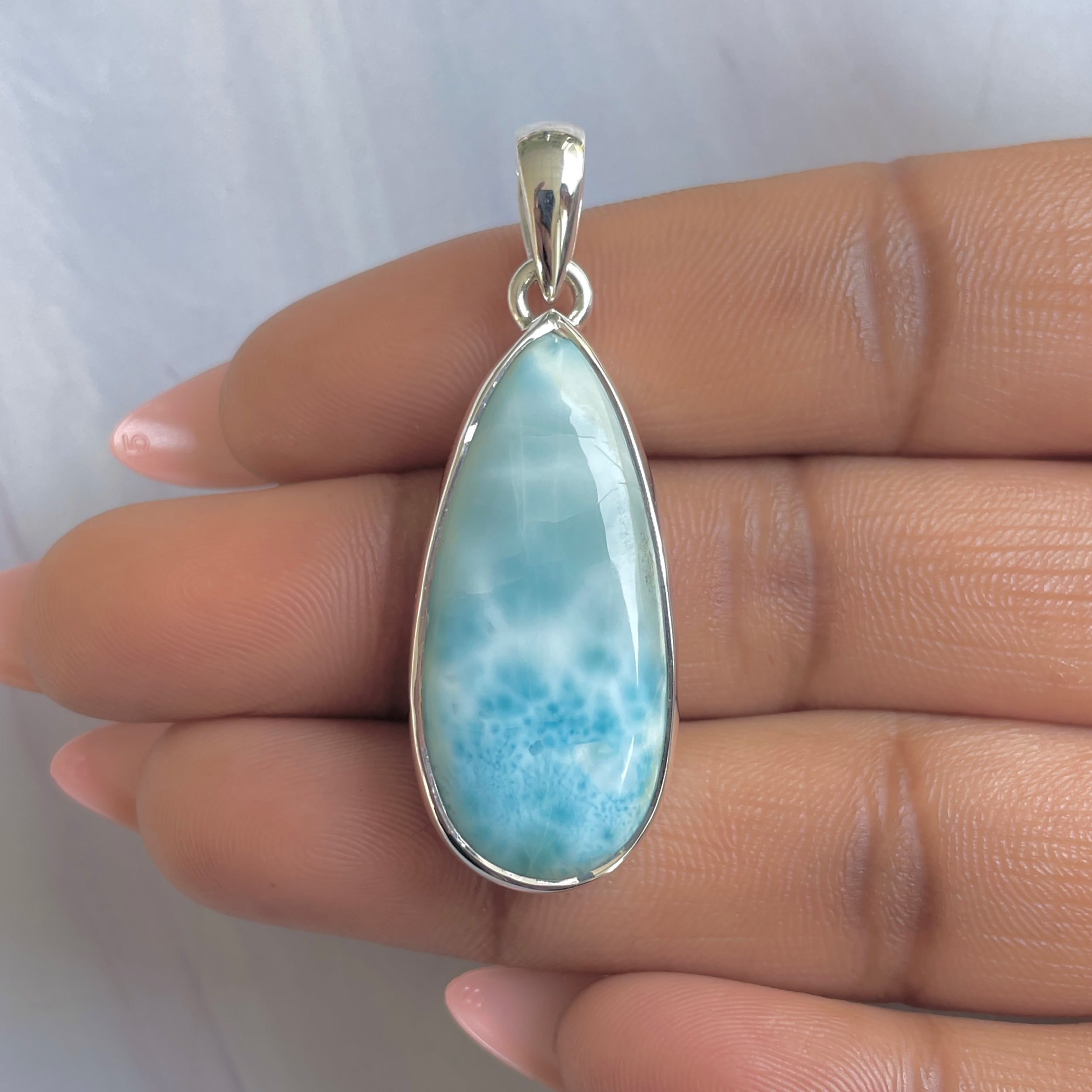 Larimar Pendant-(LAR-P-1787.)