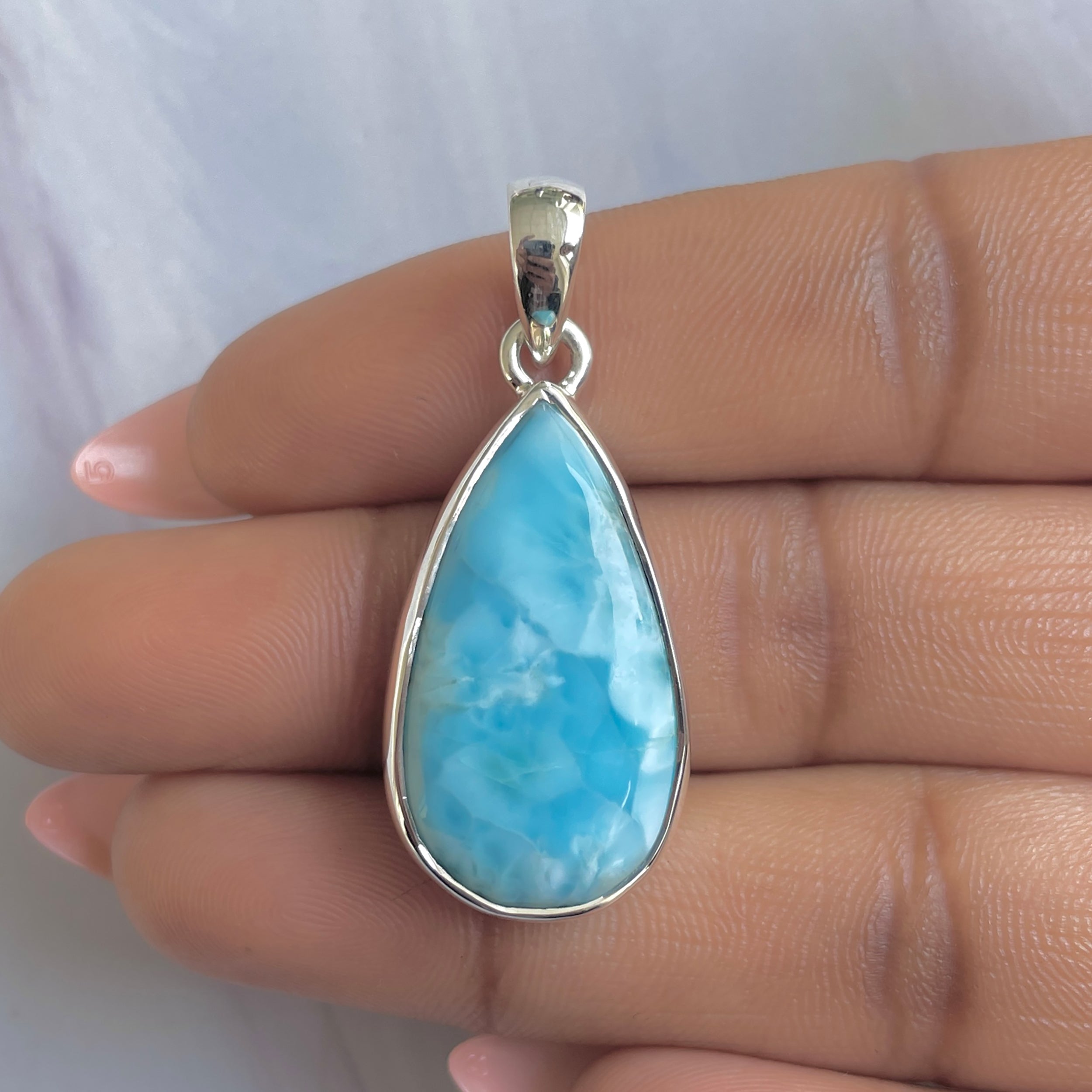 Larimar Pendant-(LAR-P-1788.)