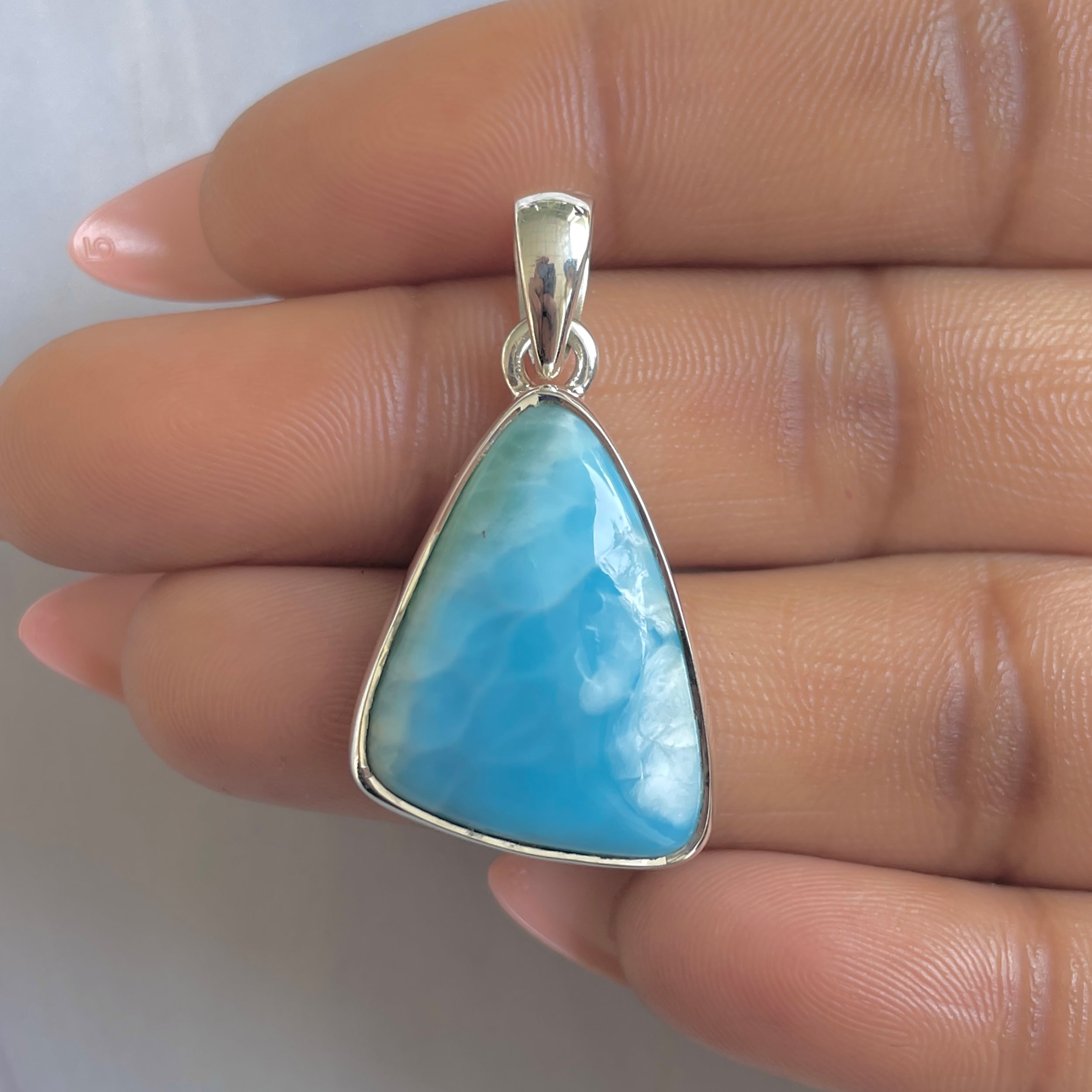 Larimar Pendant-(LAR-P-1798.)
