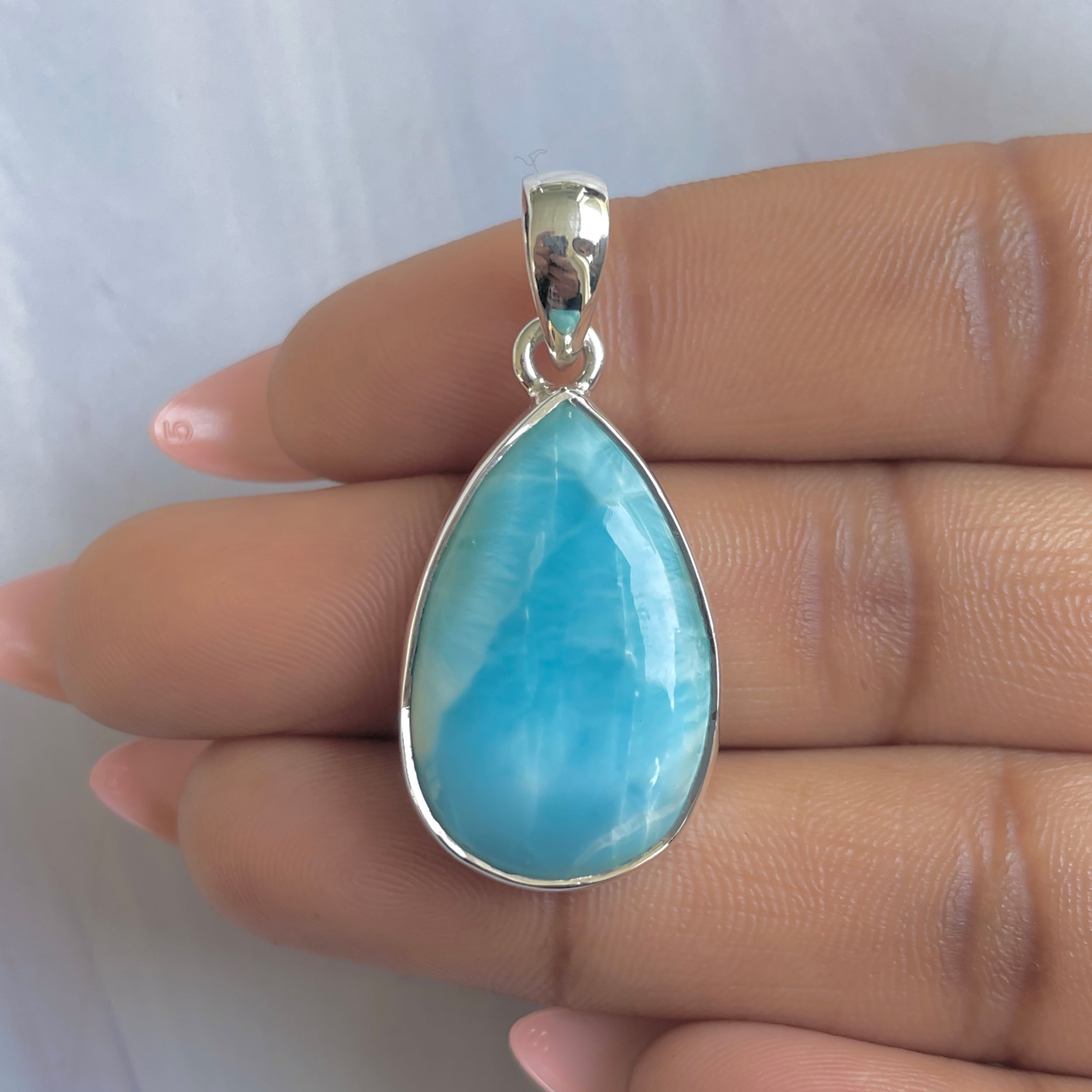 Larimar Pendant-(LAR-P-1800.)