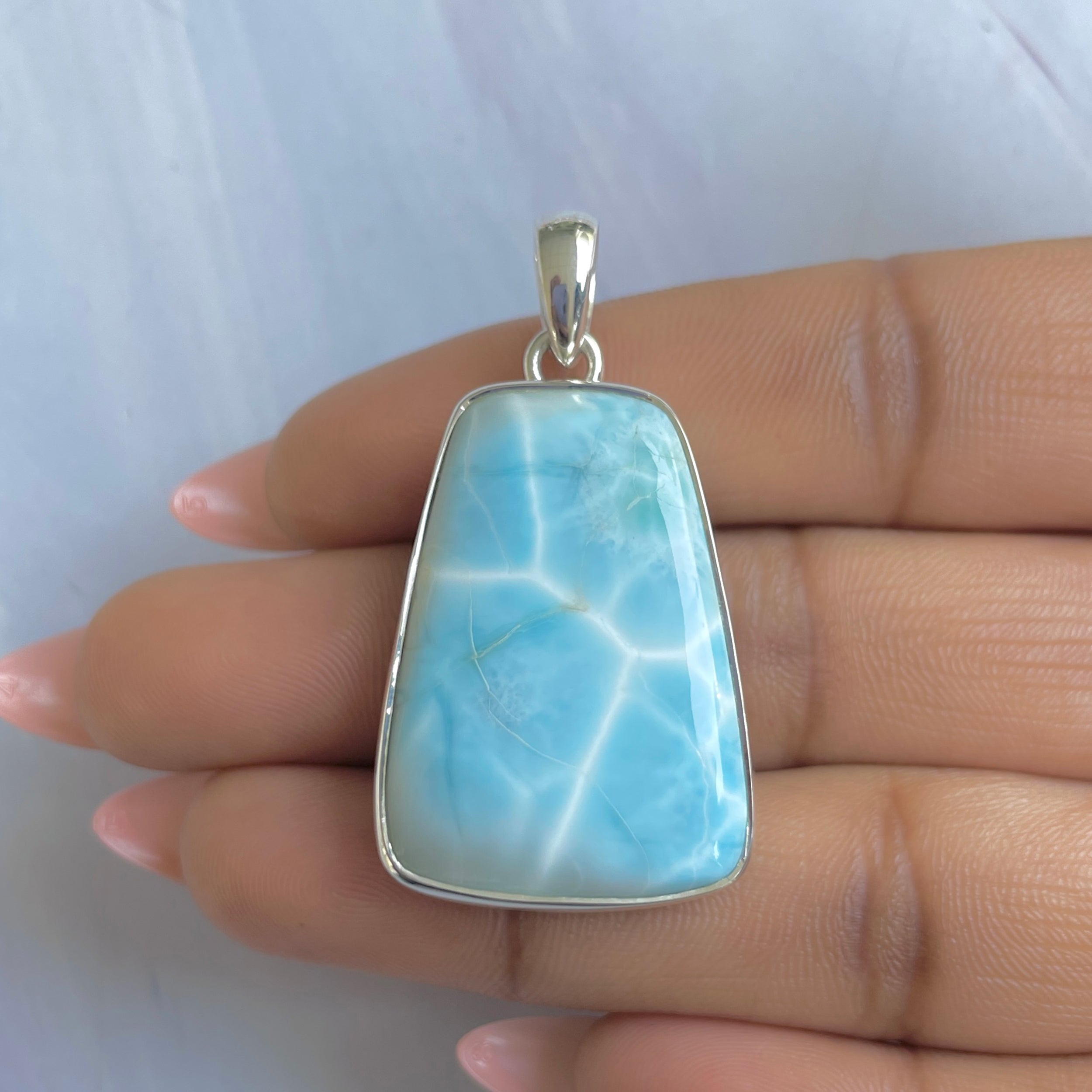 Larimar Pendant-(LAR-P-1814.)