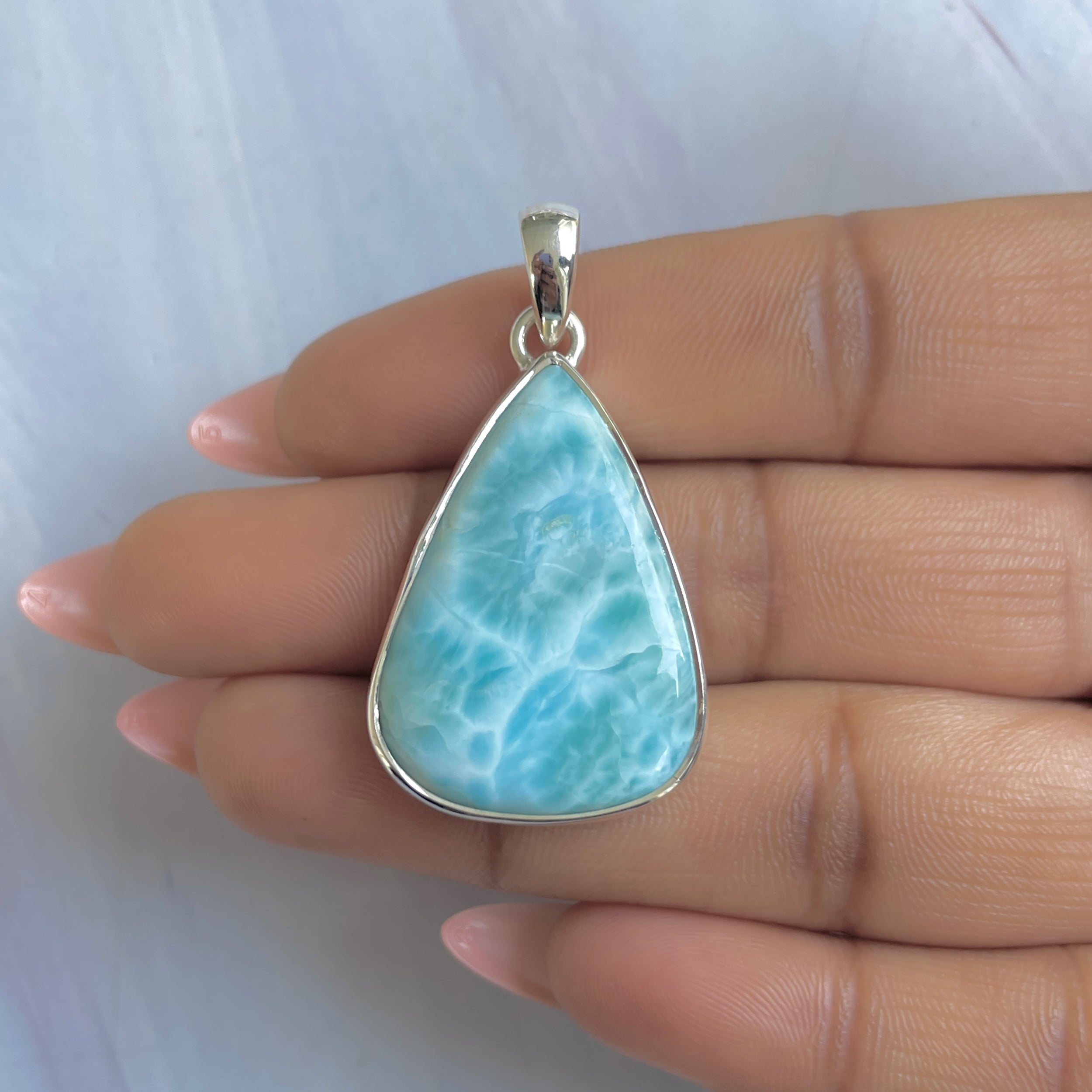 Larimar Pendant-(LAR-P-1815.)