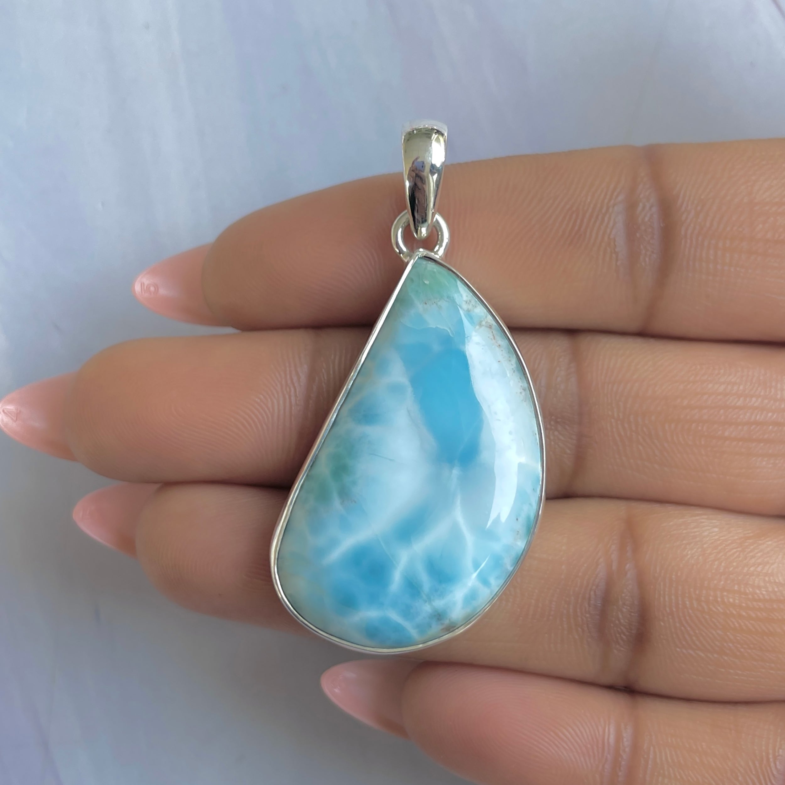 Larimar Pendant-(LAR-P-1816.)