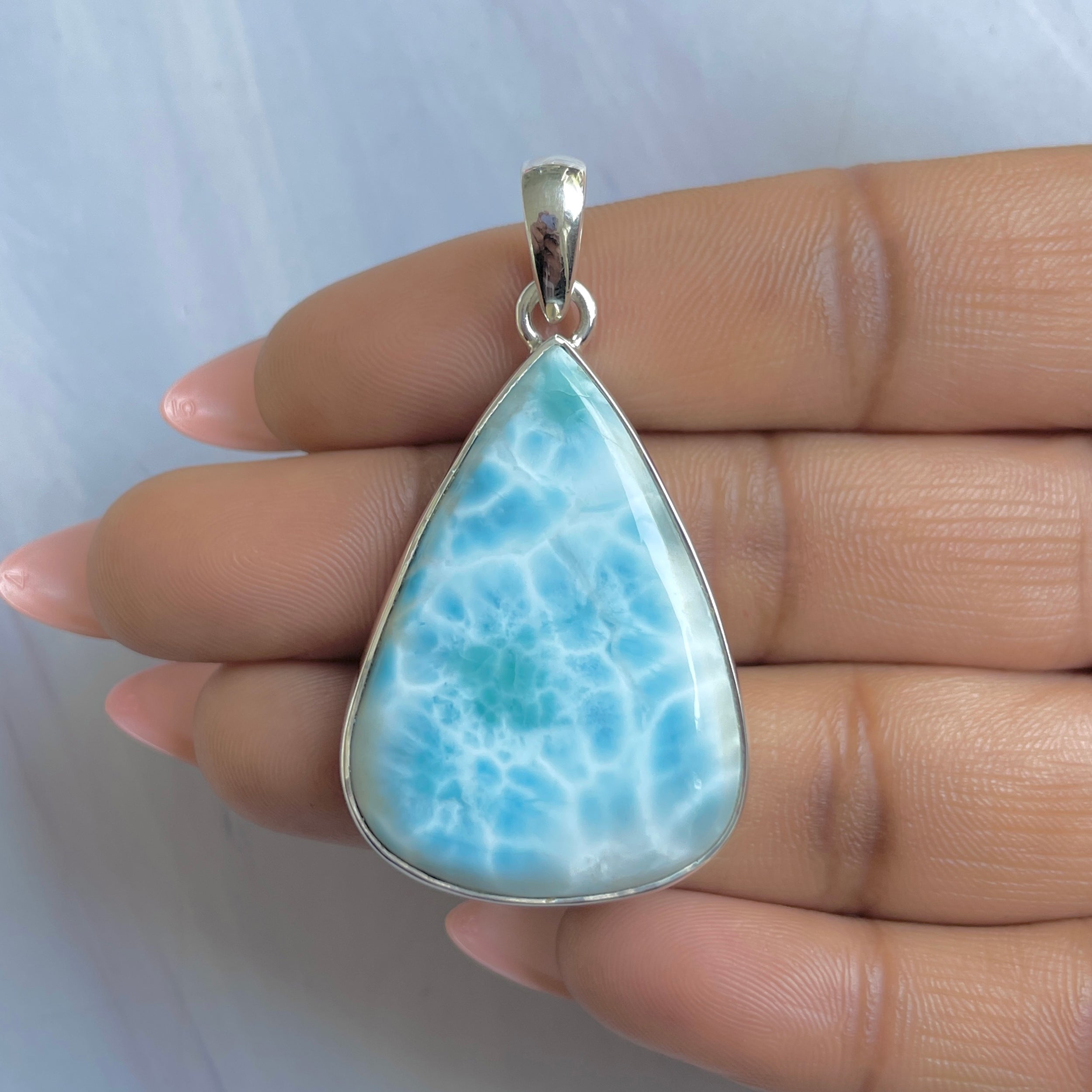 Larimar Pendant-(LAR-P-1830.)