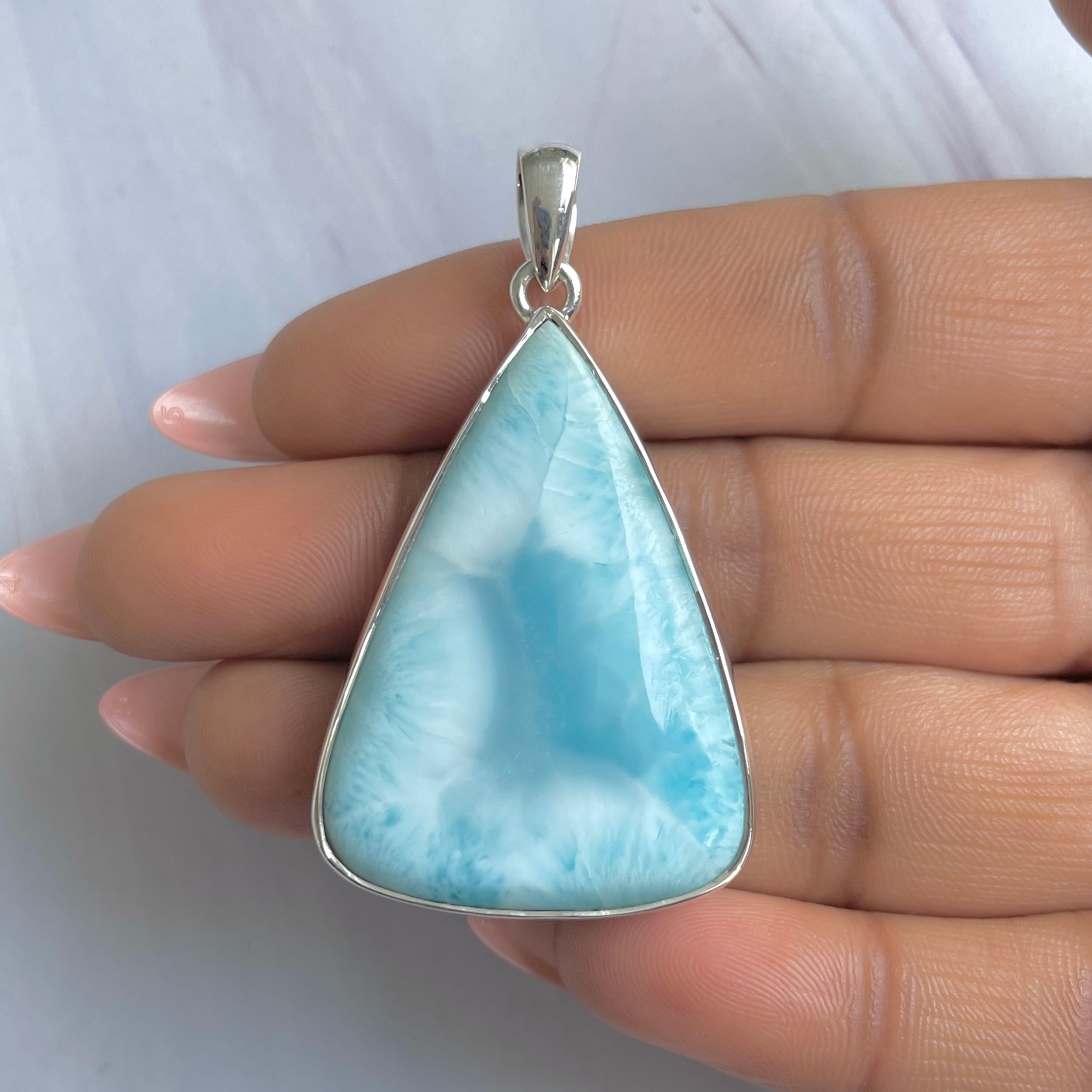 Larimar Pendant-(LAR-P-1836.)