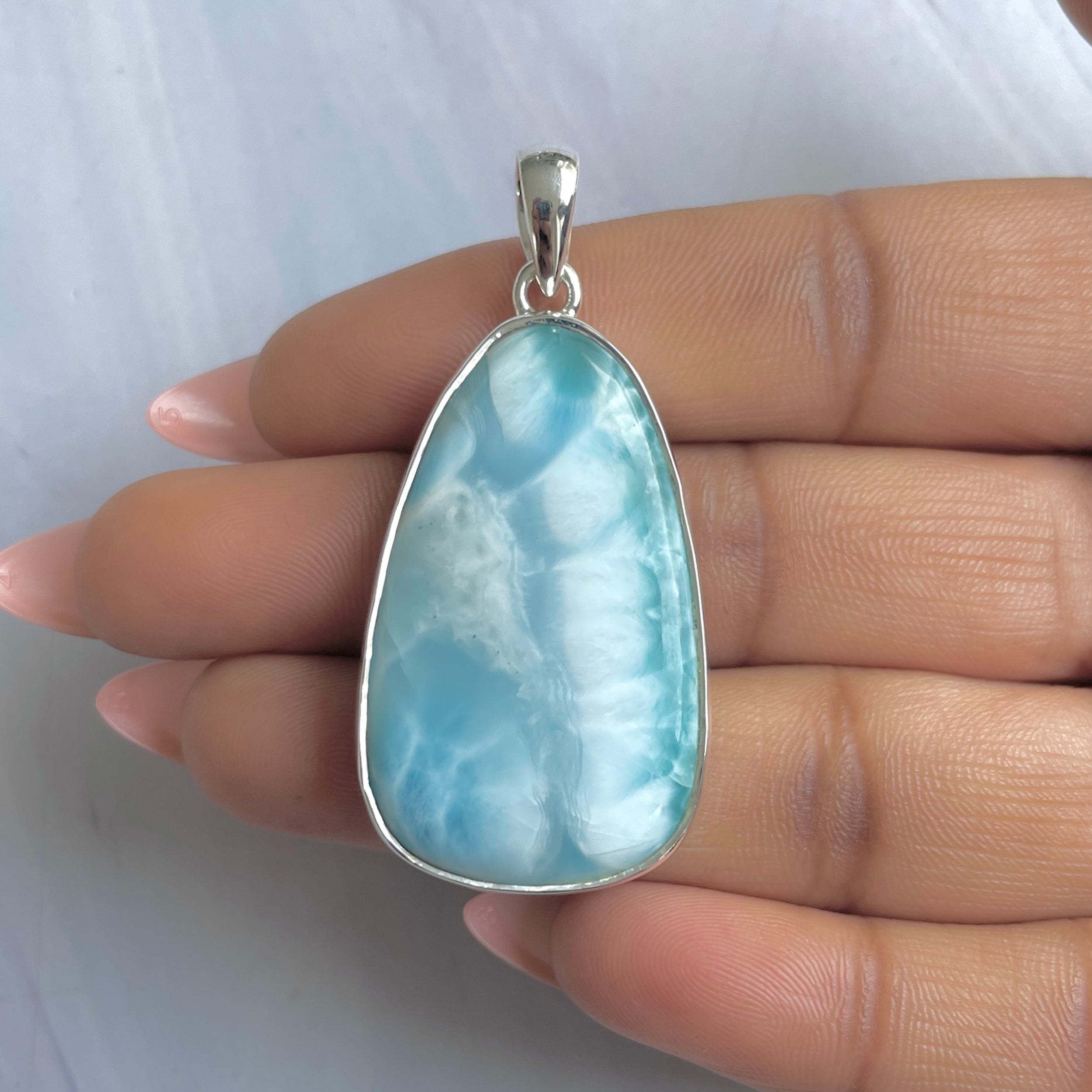 Larimar Pendant-(LAR-P-1839.)