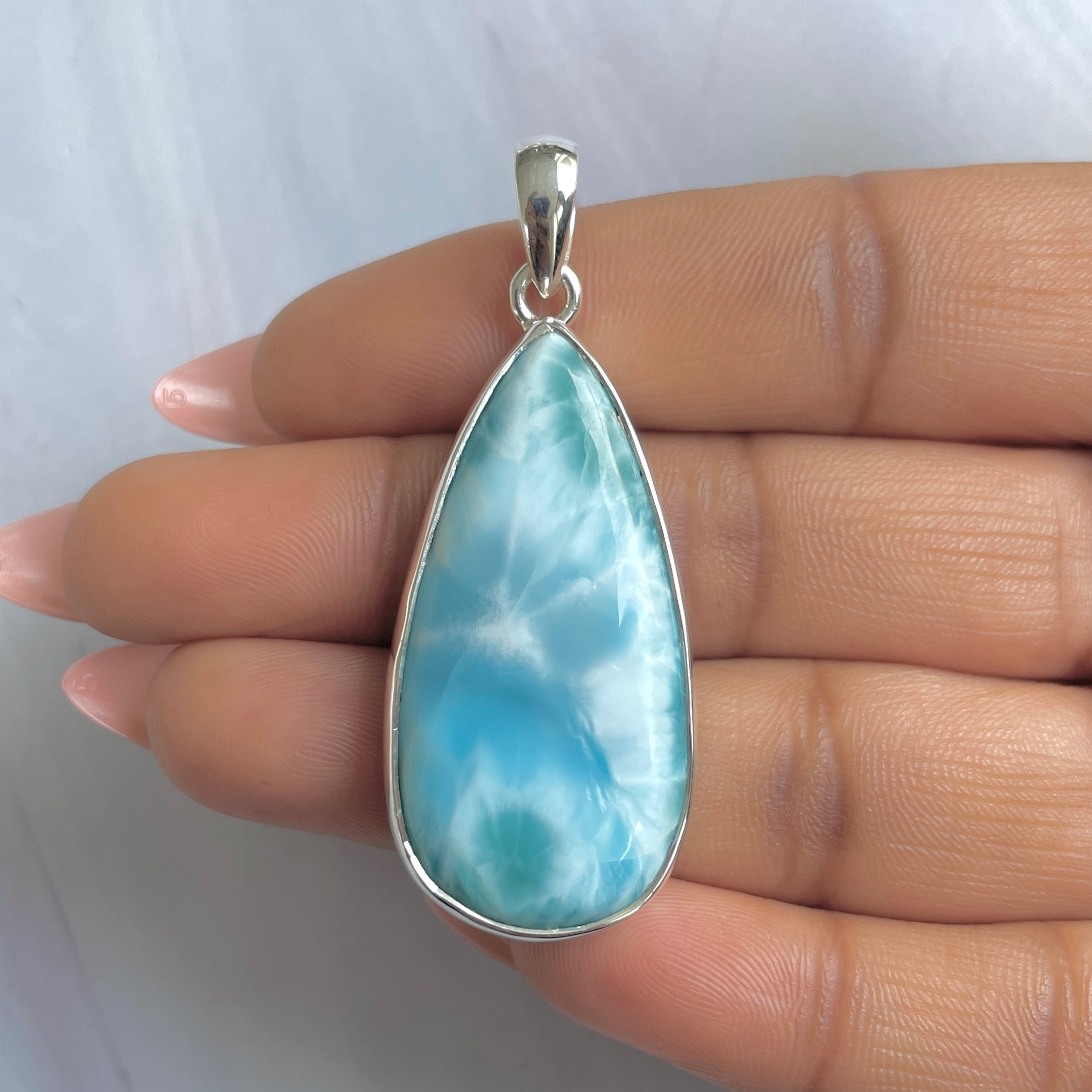 Larimar Pendant-(LAR-P-1840.)