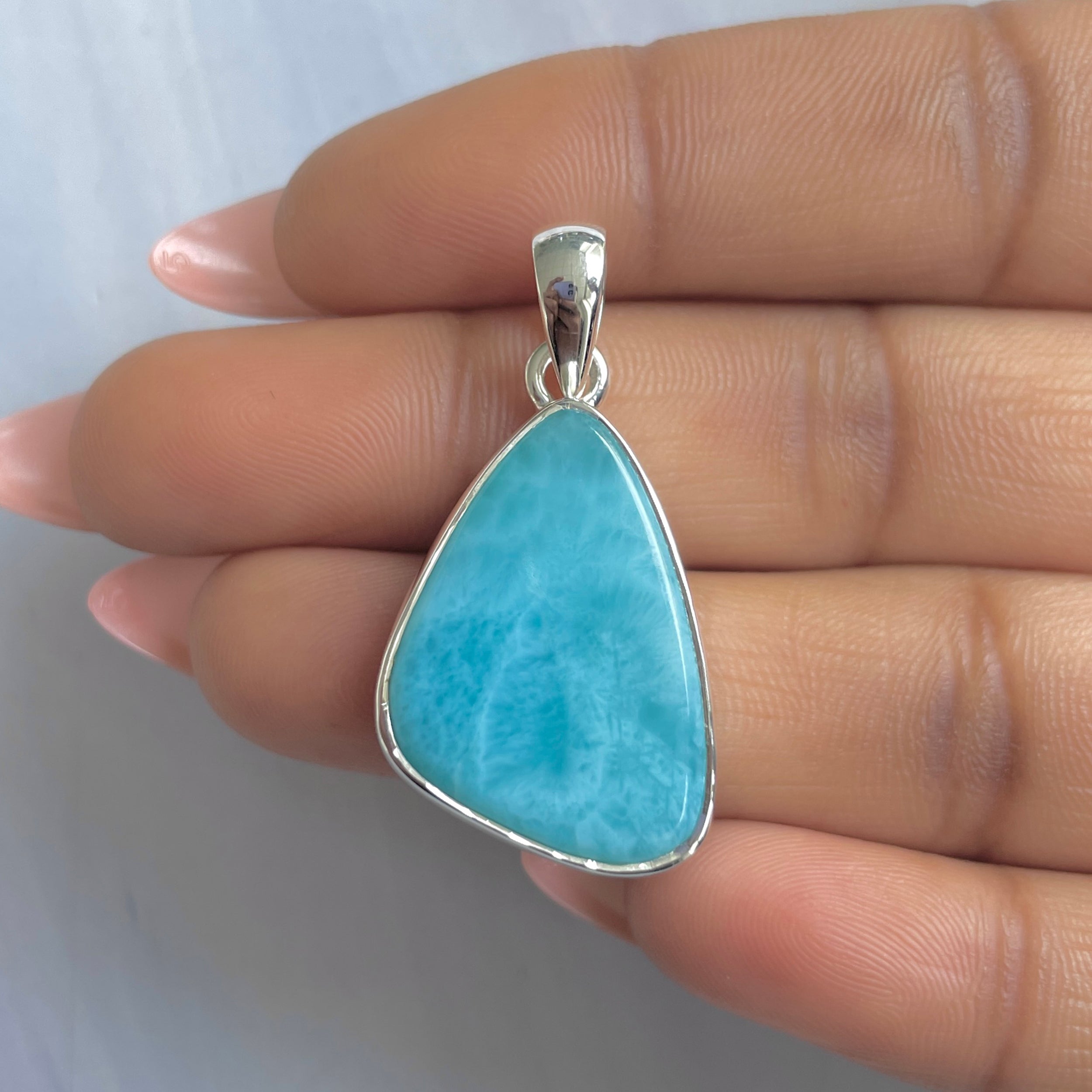 Larimar Pendant-(LAR-P-1845.)