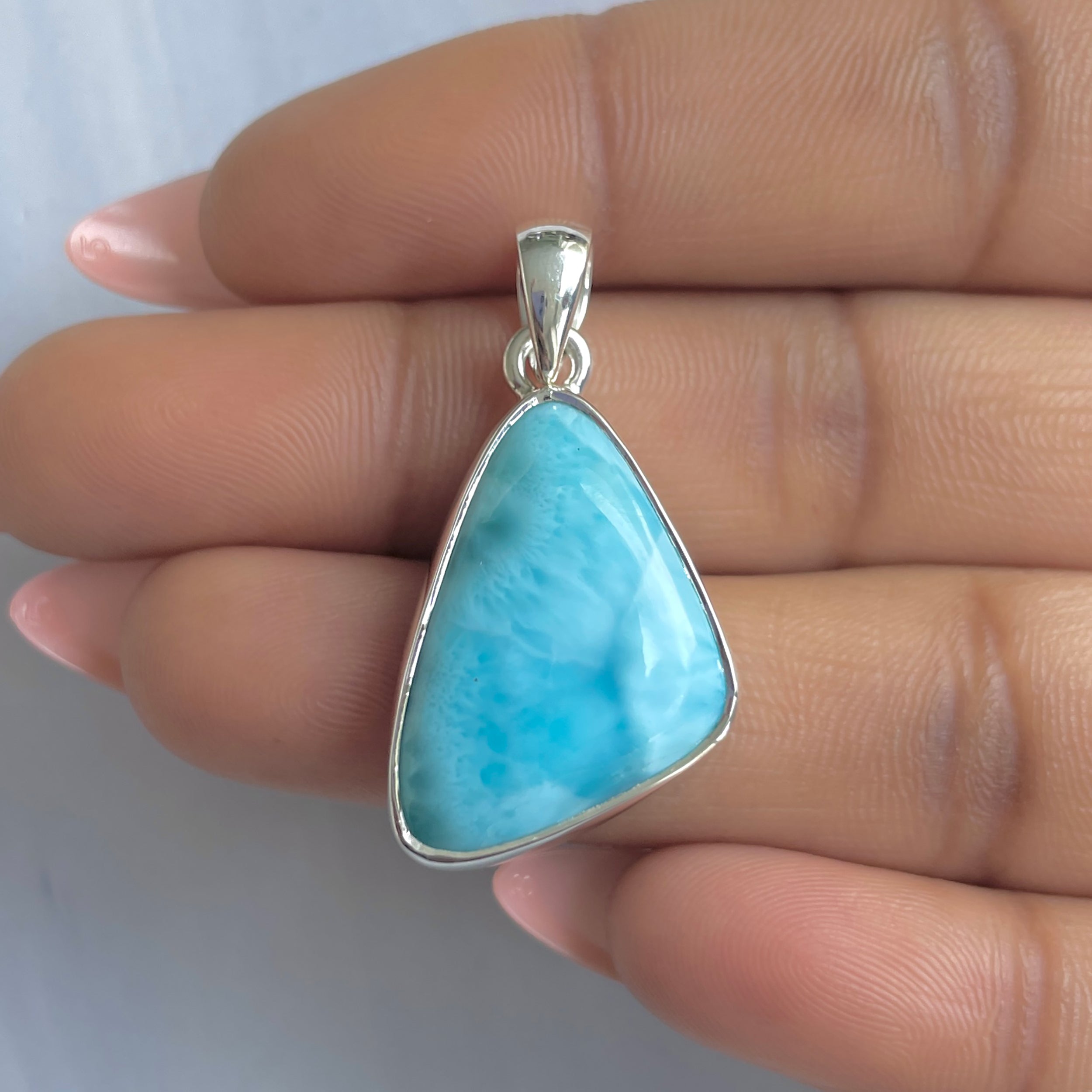 Larimar Pendant-(LAR-P-1848.)