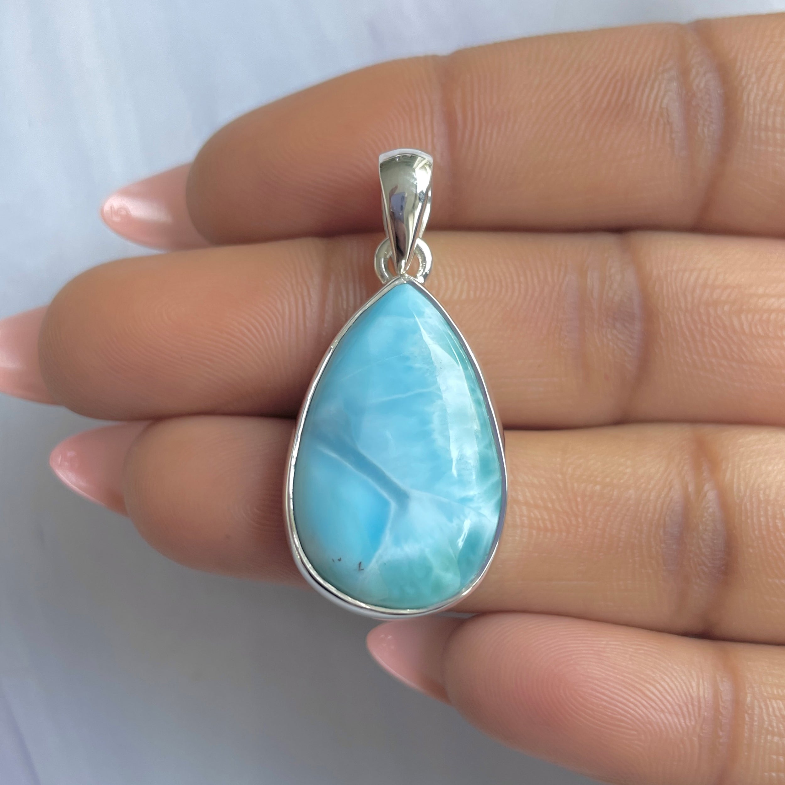 Larimar Pendant-(LAR-P-1852.)
