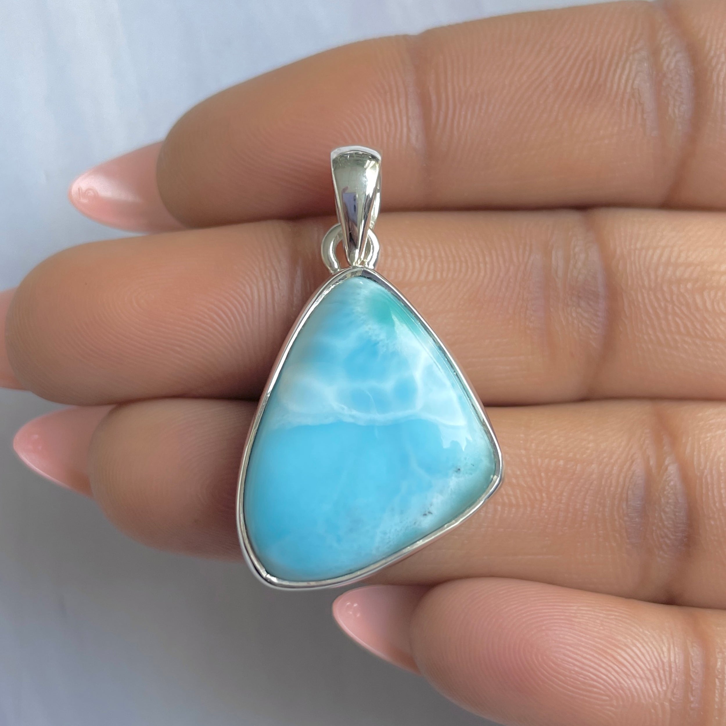 Larimar Pendant-(LAR-P-1854.)
