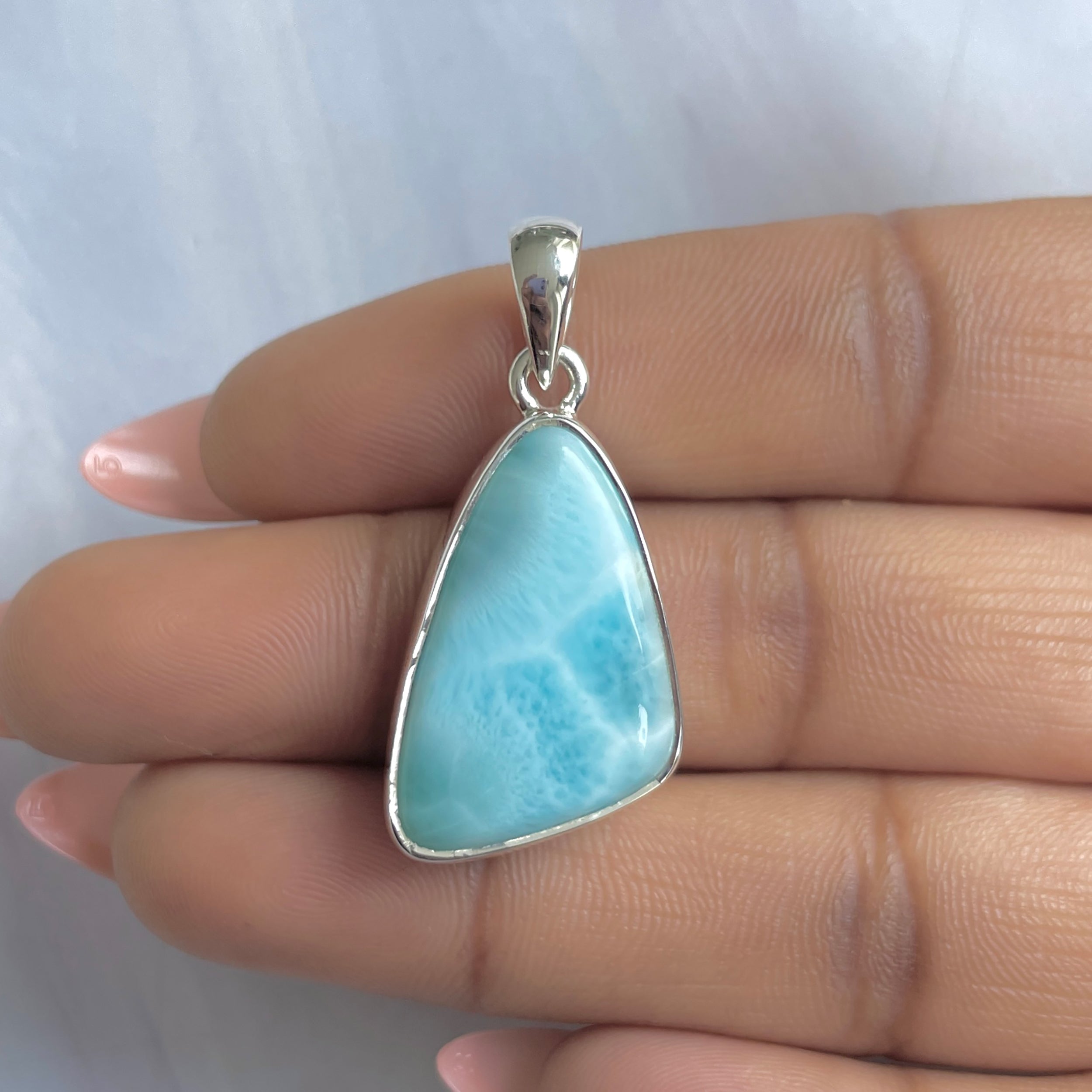 Larimar Pendant-(LAR-P-1855.)