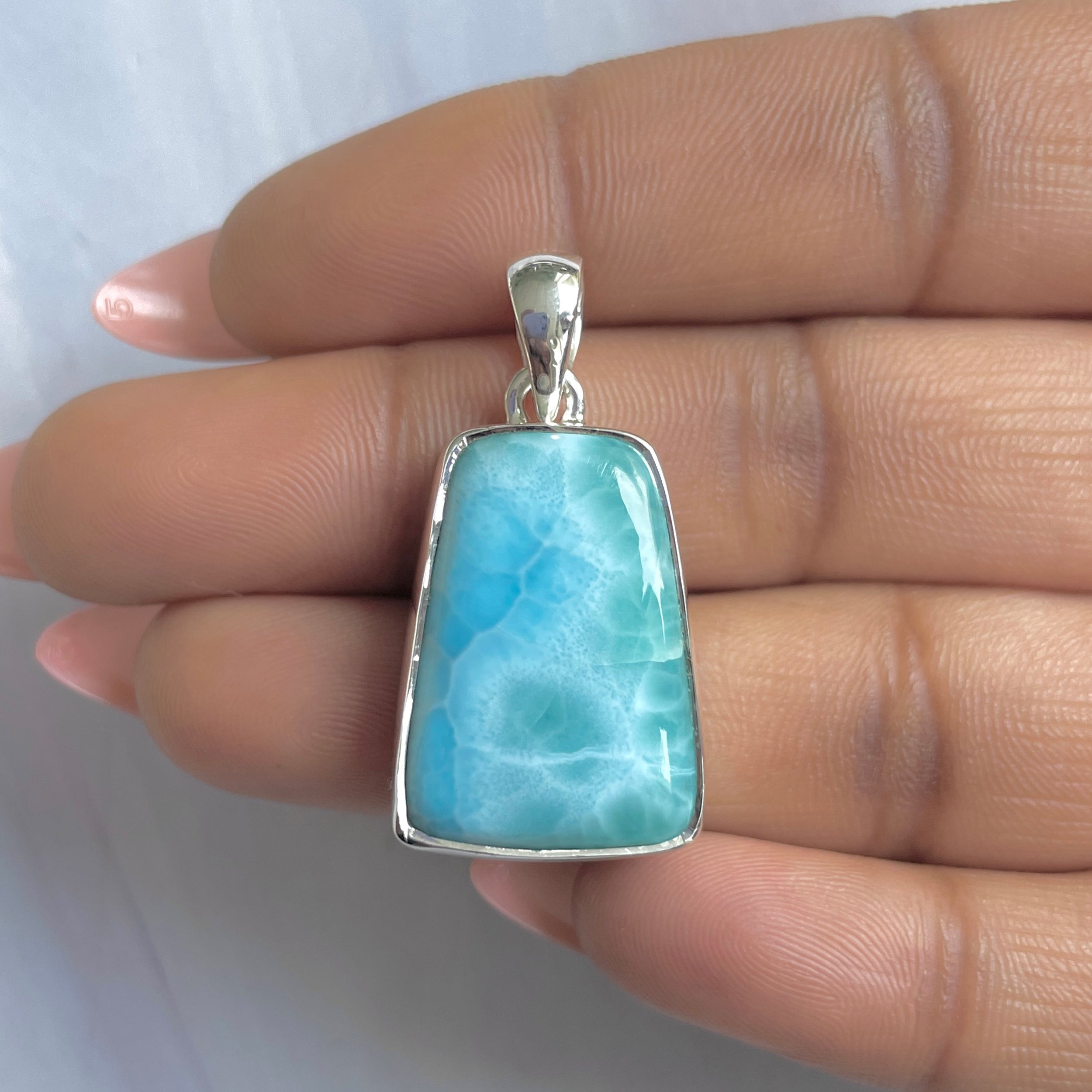 Larimar Pendant-(LAR-P-1856.)