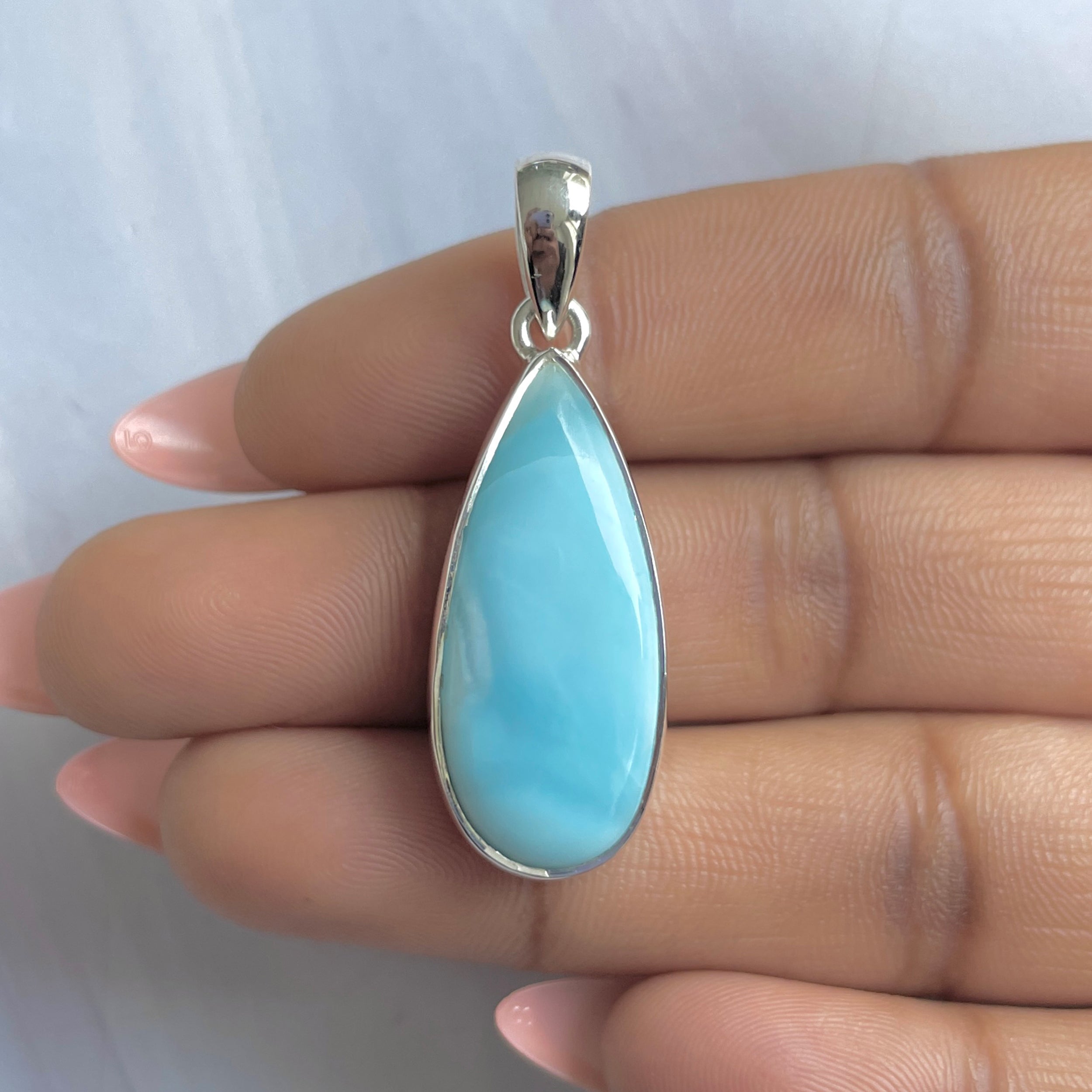 Larimar Pendant-(LAR-P-1857.)