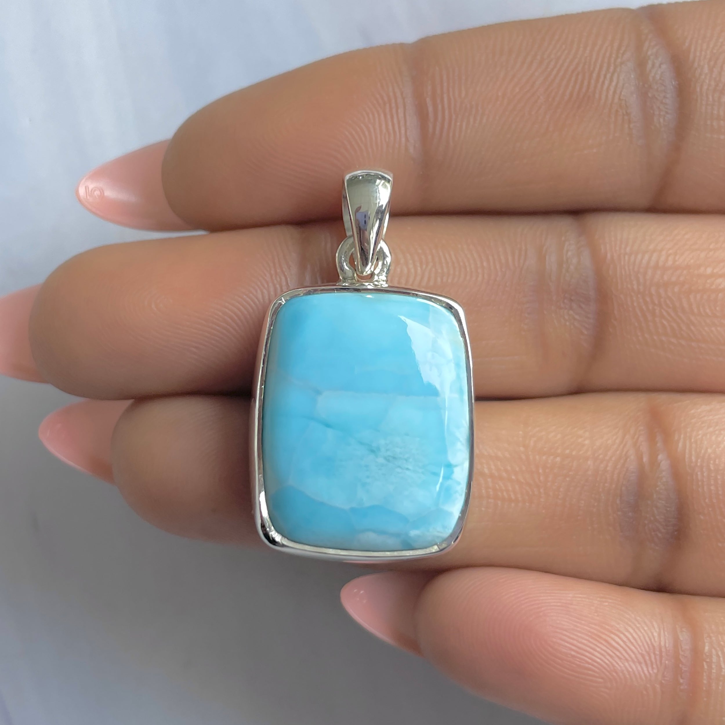 Larimar Pendant-(LAR-P-1858.)