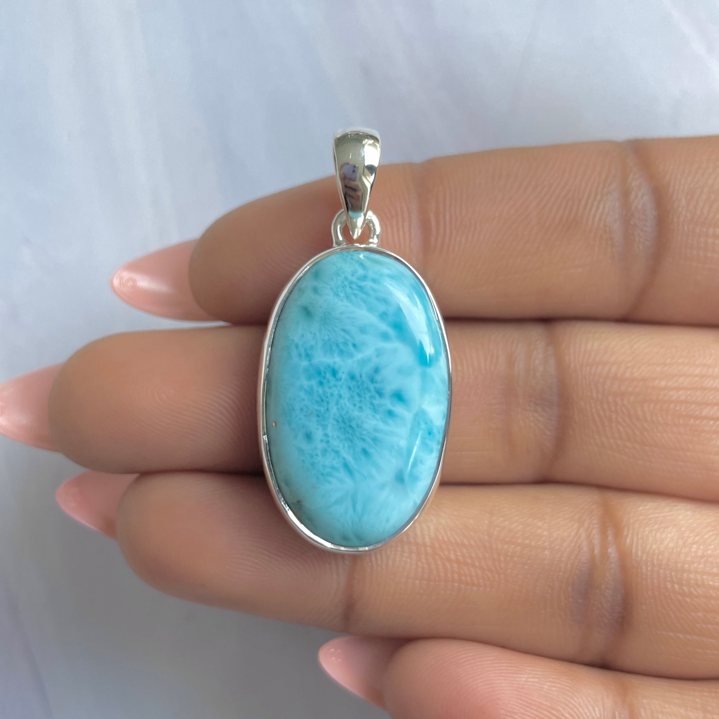 Larimar Pendant-(LAR-P-1860.)