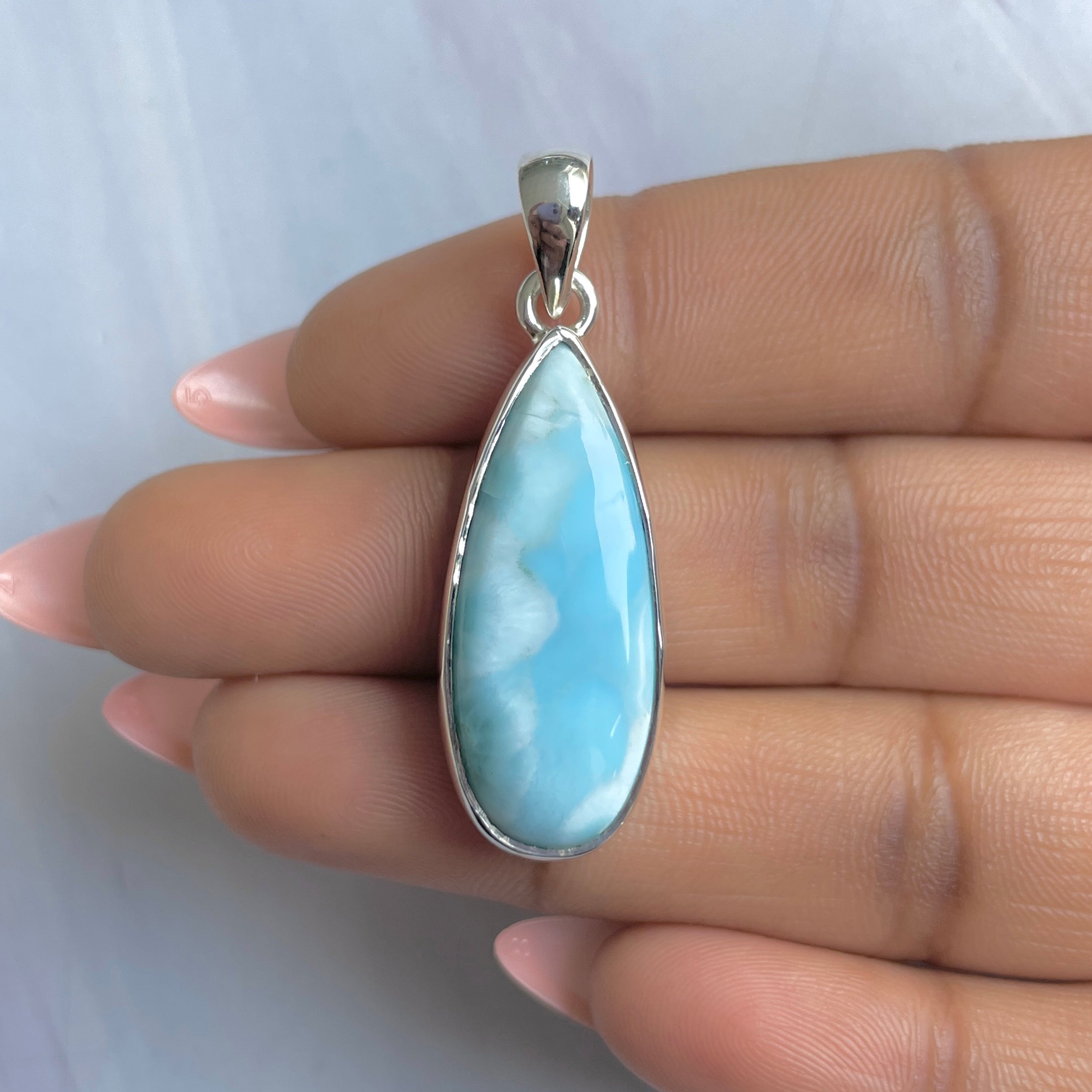 Larimar Pendant-(LAR-P-1861.)