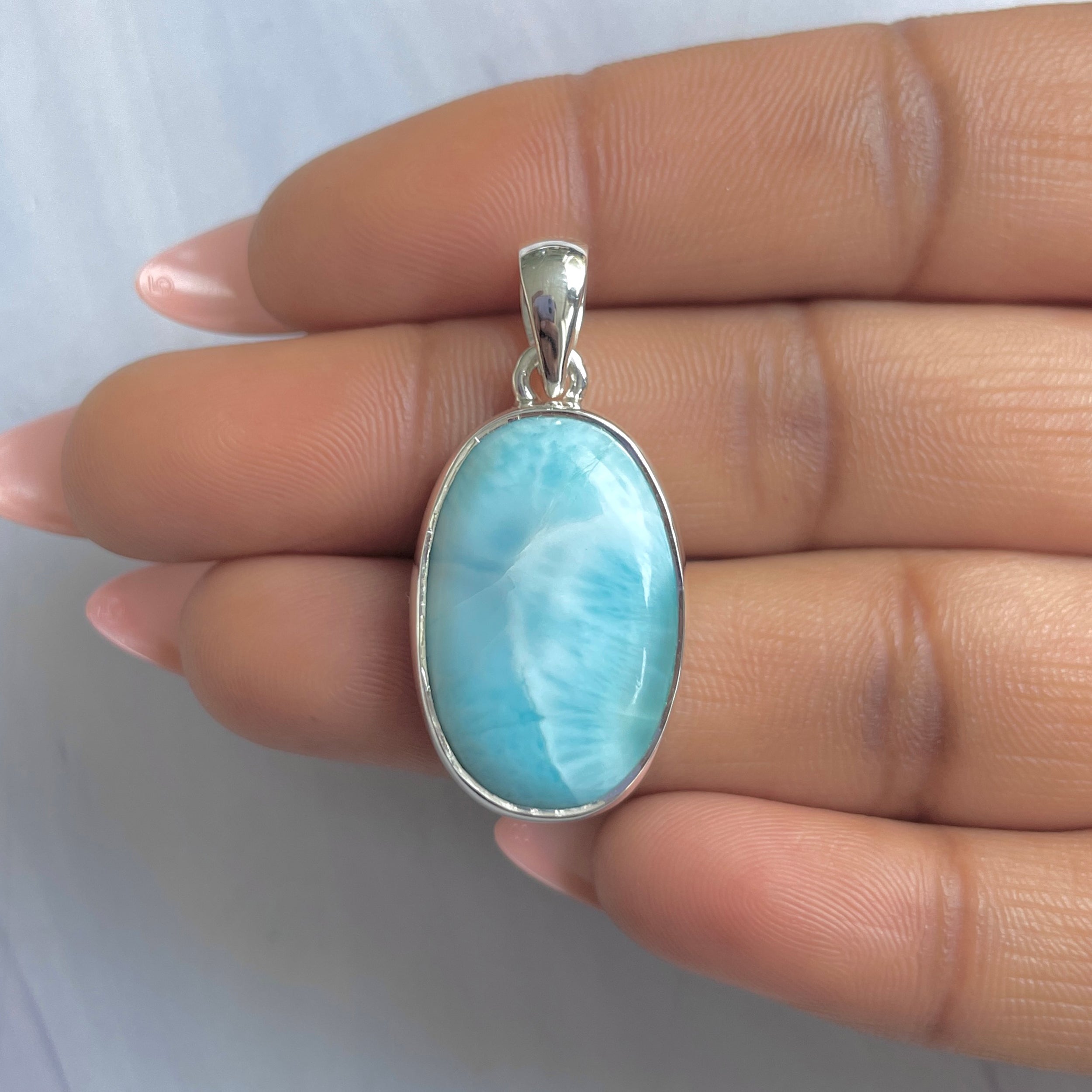 Larimar Pendant-(LAR-P-1862.)