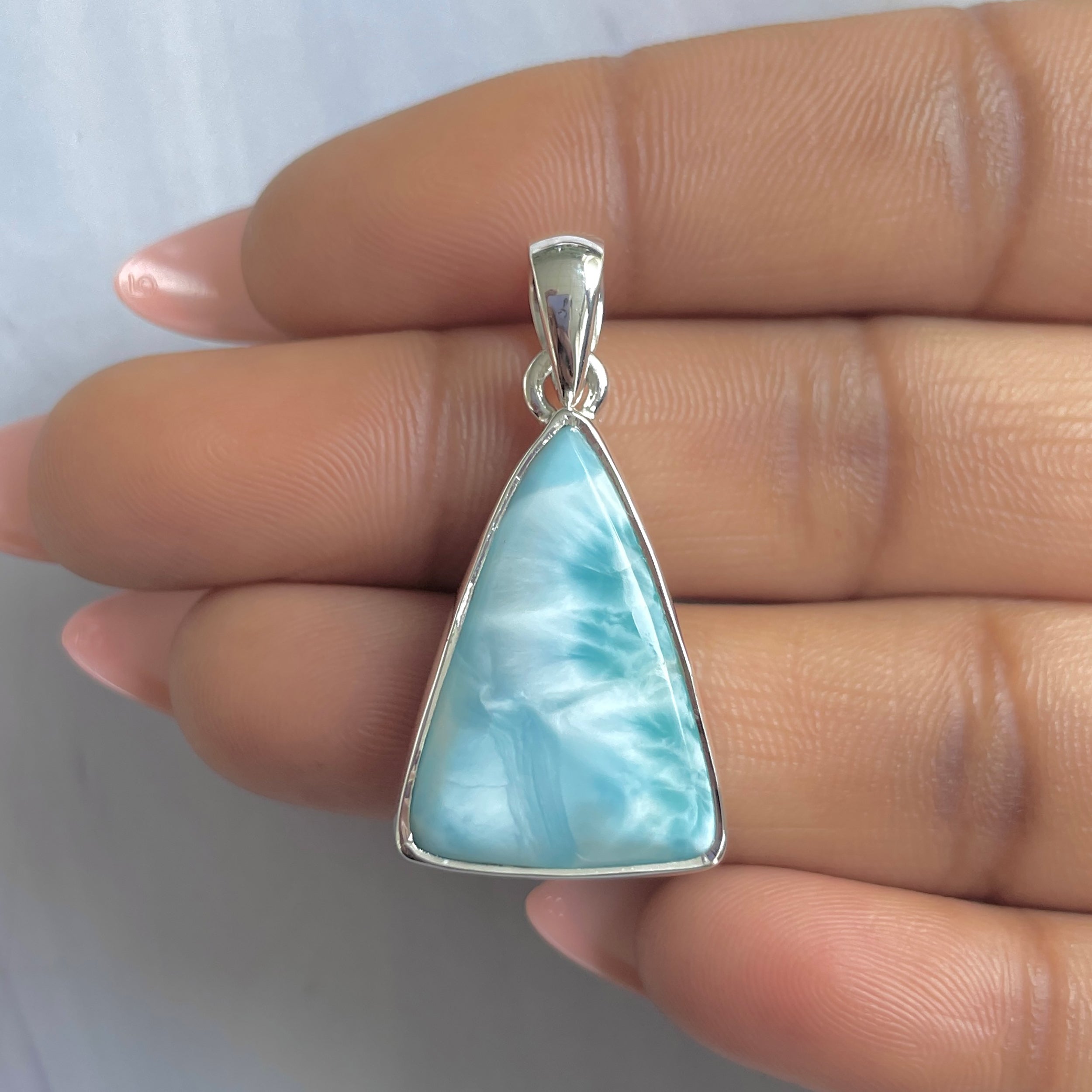 Larimar Pendant-(LAR-P-1867.)